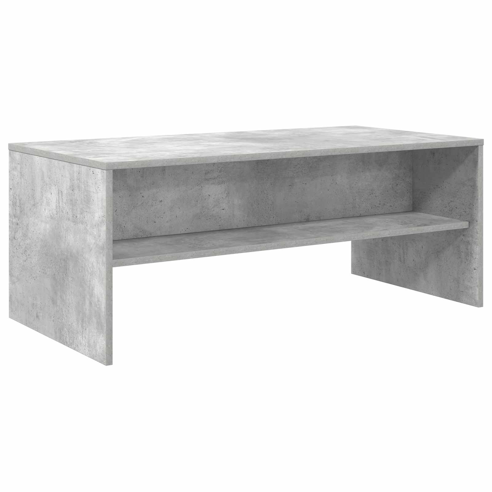 Table basse Gris béton 100 x 50 x 40 cm Bois d'ingénierie - XIOS