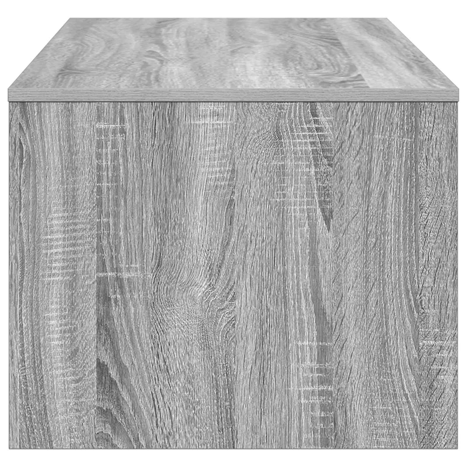 Table basse Gris Sonoma 100 x 50 x 40 cm Bois d'ingénierie - XIOS
