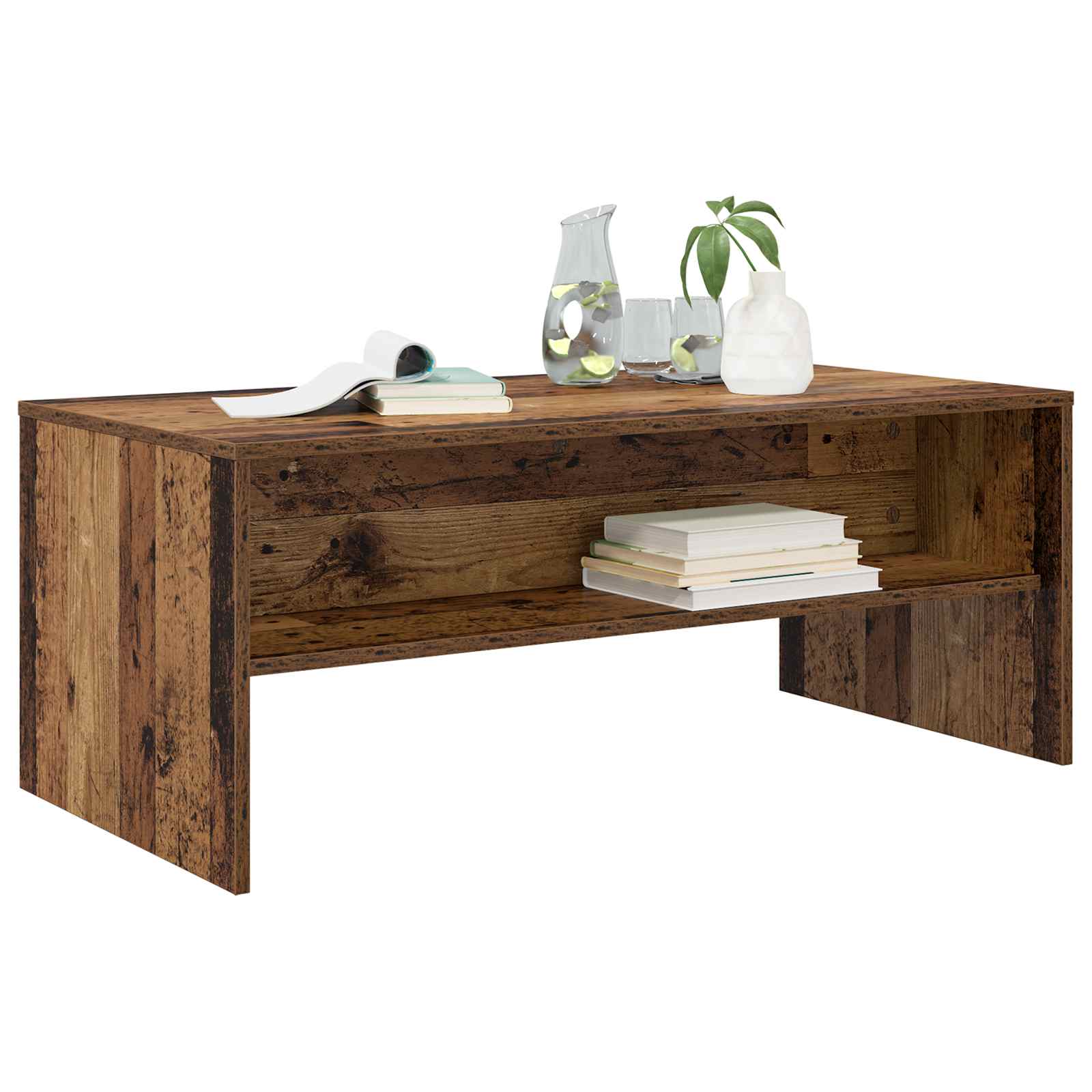 Table basse Bois ancien 100 x 50 x 40 cm Bois d'ingénierie - XIOS