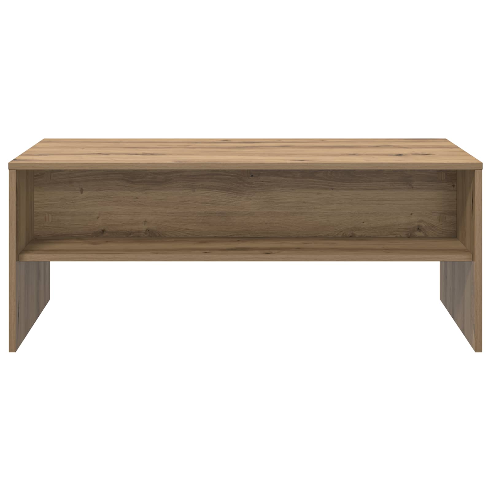 Table basse Chêne artisanal 100 x 50 x 40 cm Bois d'ingénierie - XIOS