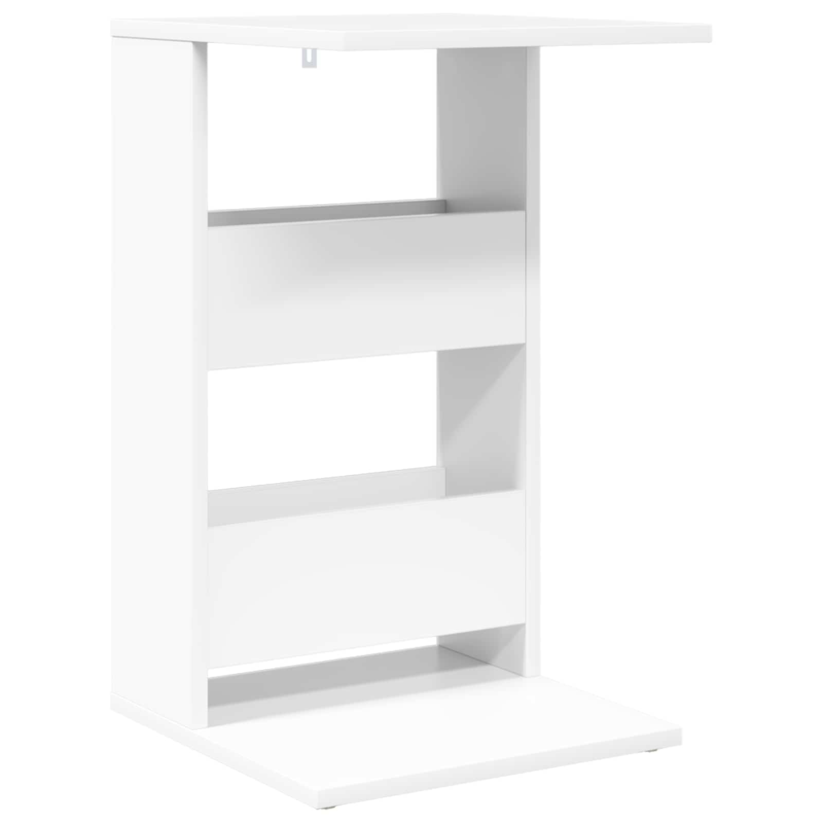 Table d'appoint Blanc 40 x 35 x 60,5 cm Bois d'ingénierie - XIOS