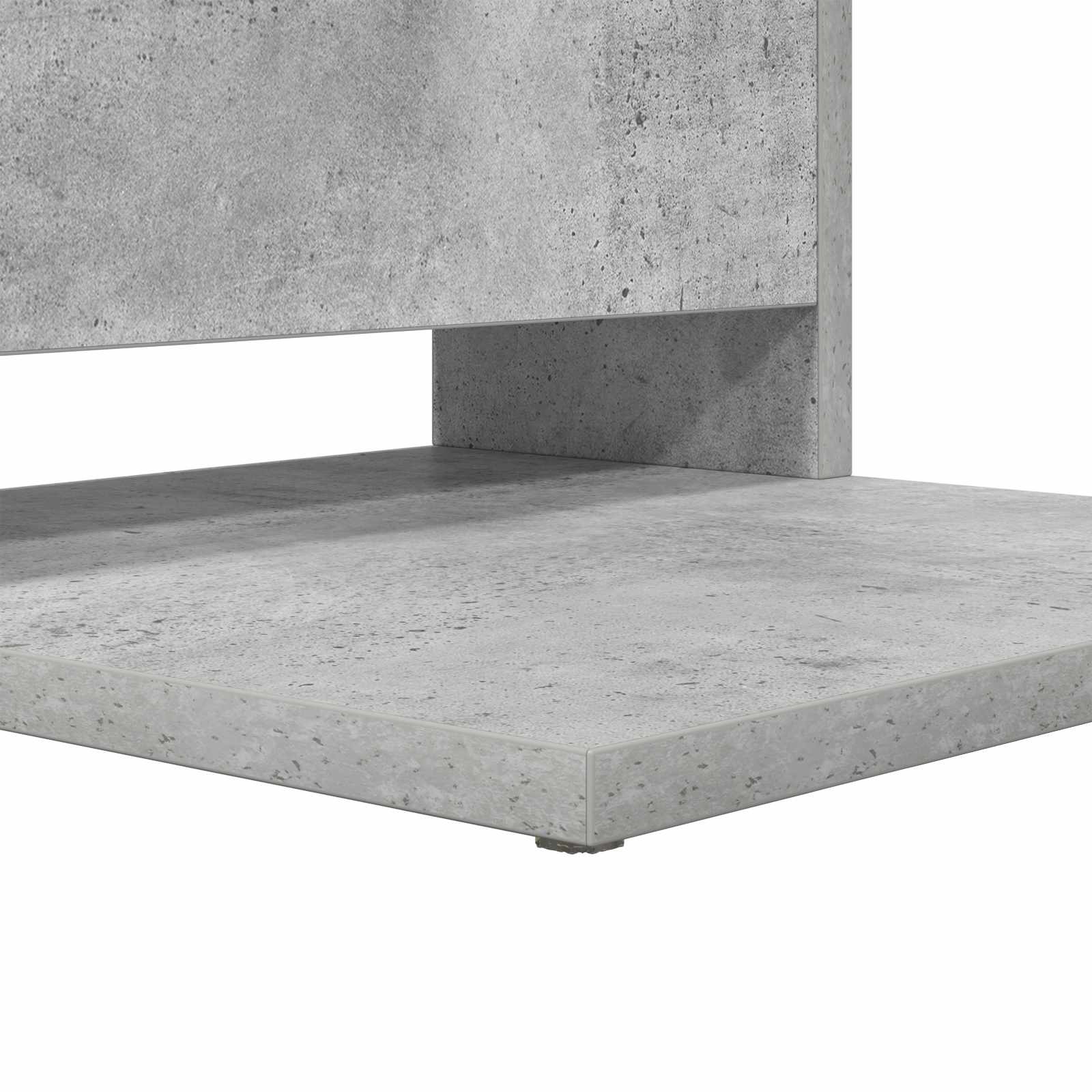 Table d'appoint Gris béton 40 x 35 x 60,5 cm Bois d'ingénierie - XIOS