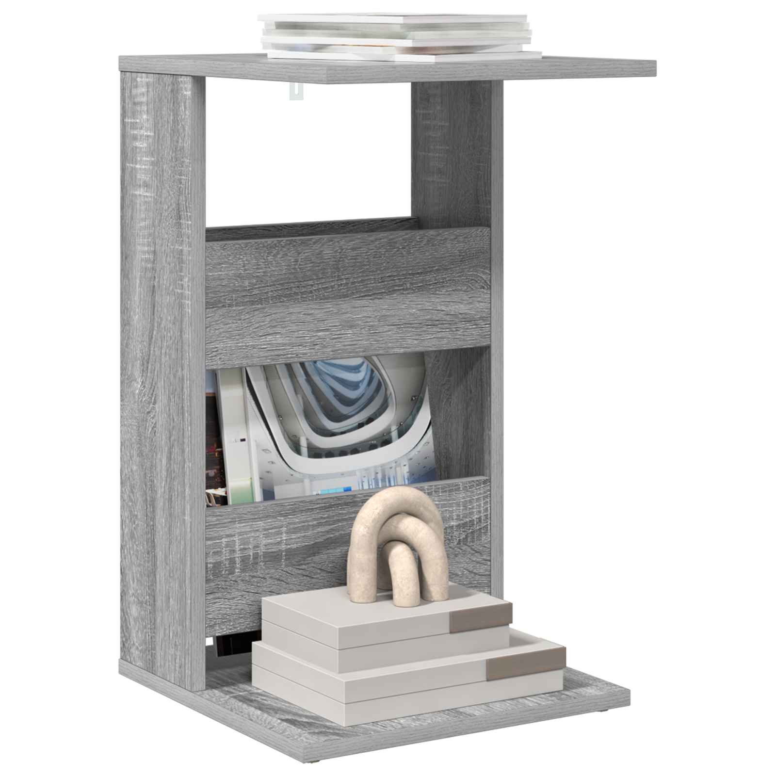 Table d'appoint Gris Sonoma 40 x 35 x 60,5 cm Bois d'ingénierie - XIOS