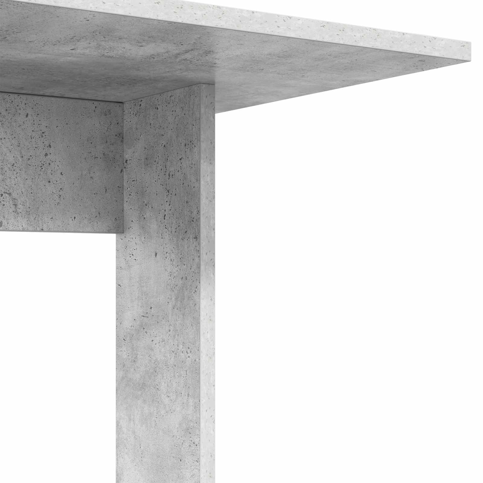 Table d'appoint Gris béton 45 x 40 x 62,5 cm Bois d'ingénierie - XIOS