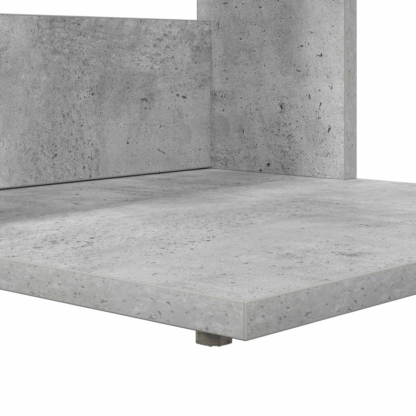 Table d'appoint Gris béton 40 x 38 x 62,5 cm Bois d'ingénierie - XIOS