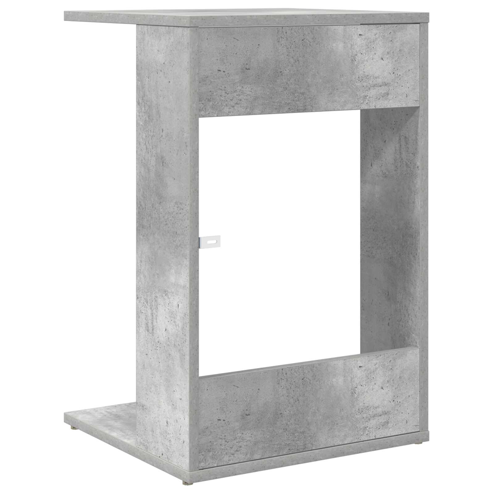 Table d'appoint Gris béton 40 x 38 x 62,5 cm Bois d'ingénierie - XIOS