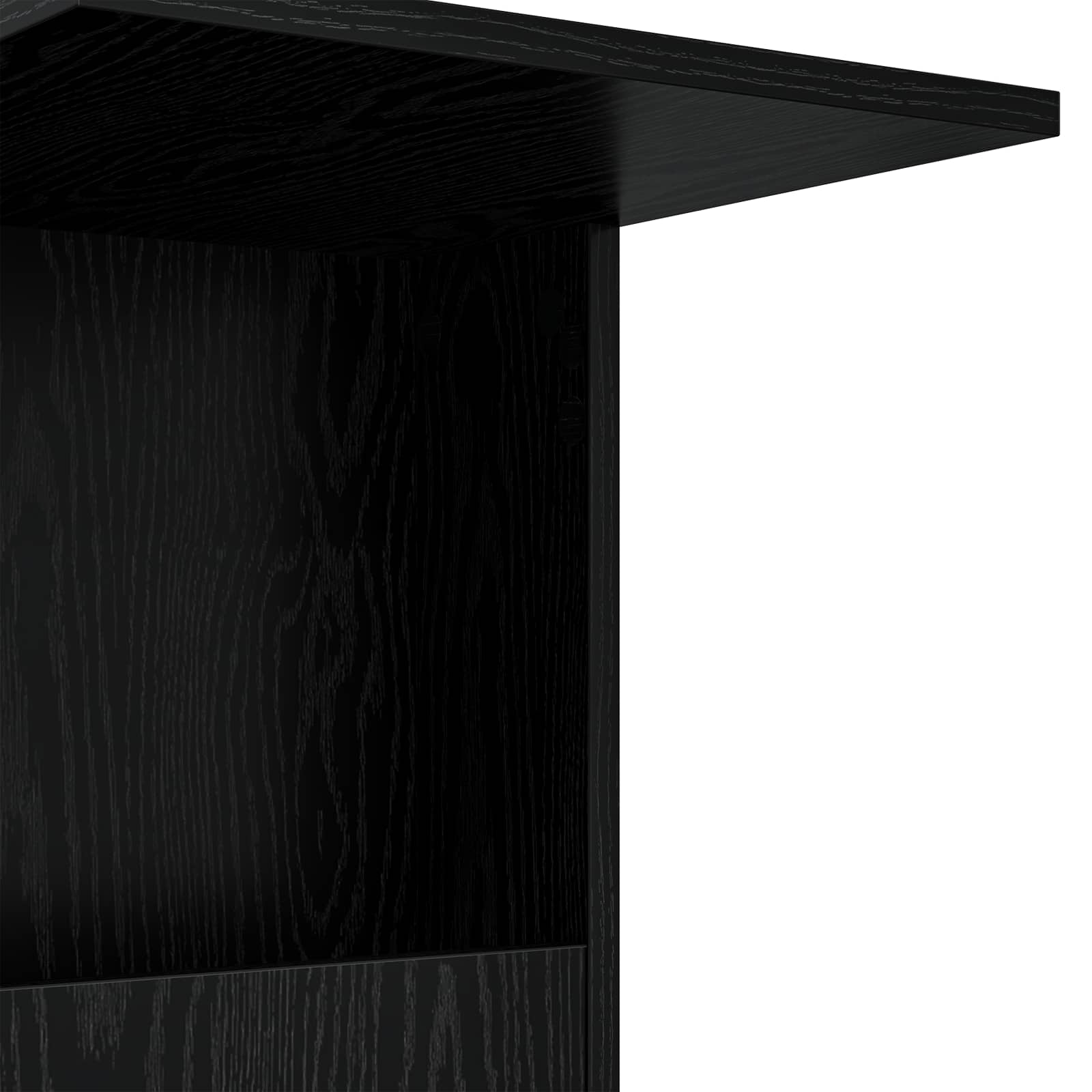Table d'appoint Chêne noir 40 x 35 x 60 cm Bois d'ingénierie - XIOS