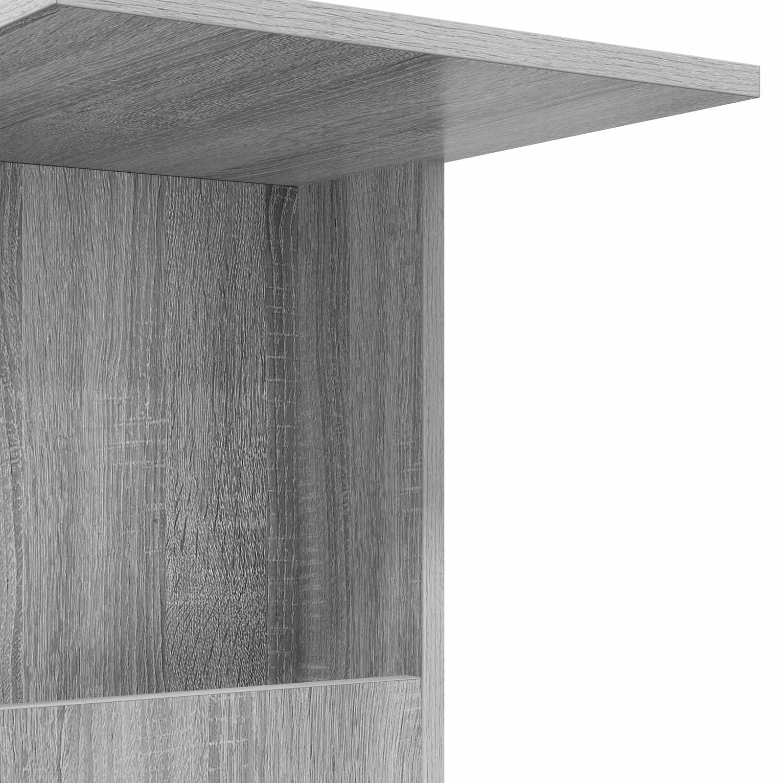 Table d'appoint Gris Sonoma 40 x 35 x 60 cm Bois d'ingénierie - XIOS