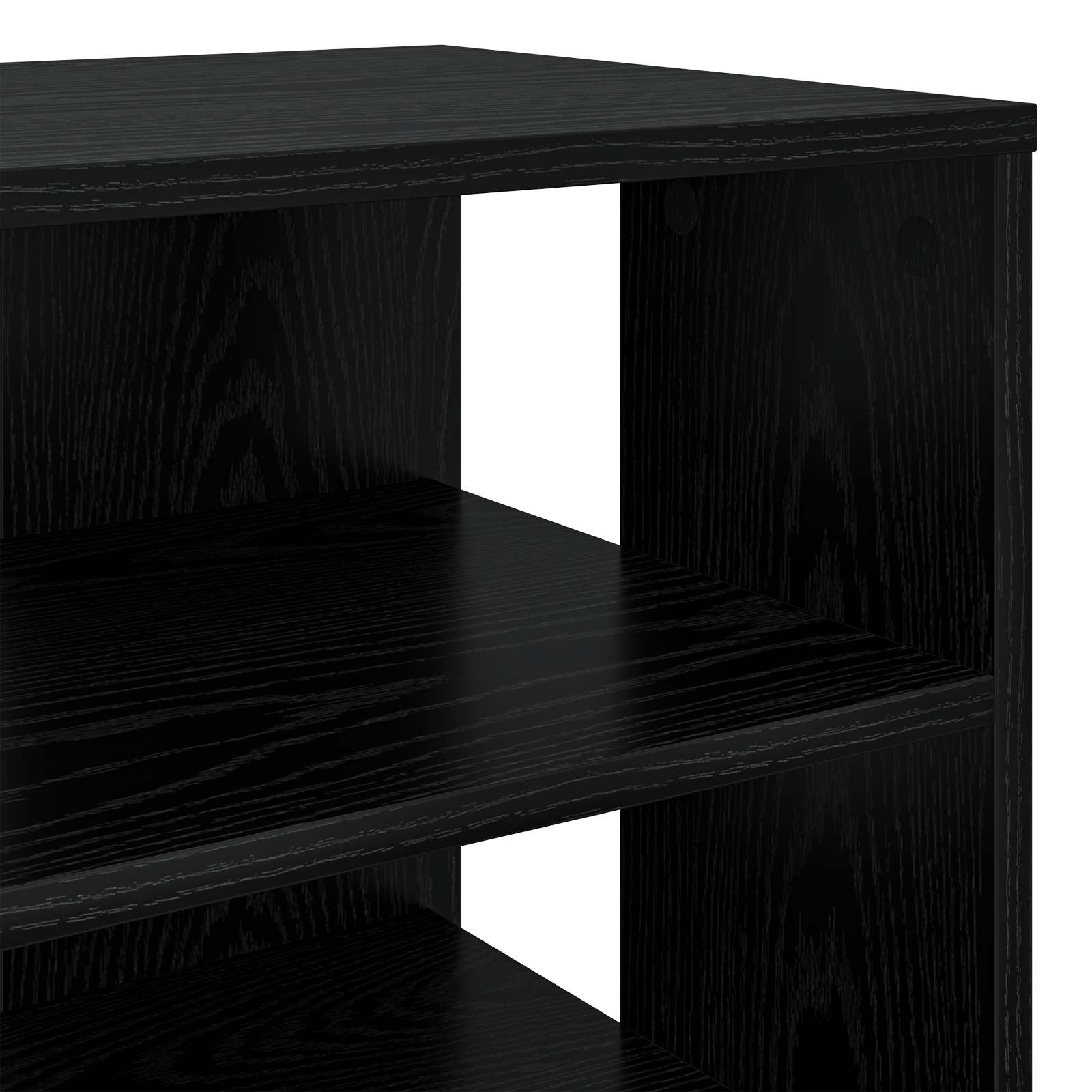Cabinet à chaussures 2 pcs Chêne noir Bois d'ingénierie - XIOS