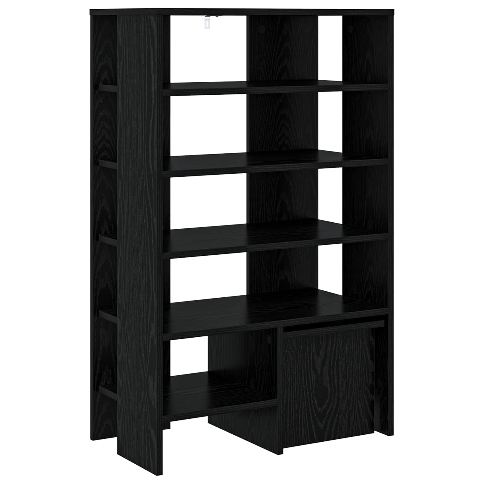 Cabinet à chaussures 2 pcs Chêne noir Bois d'ingénierie - XIOS
