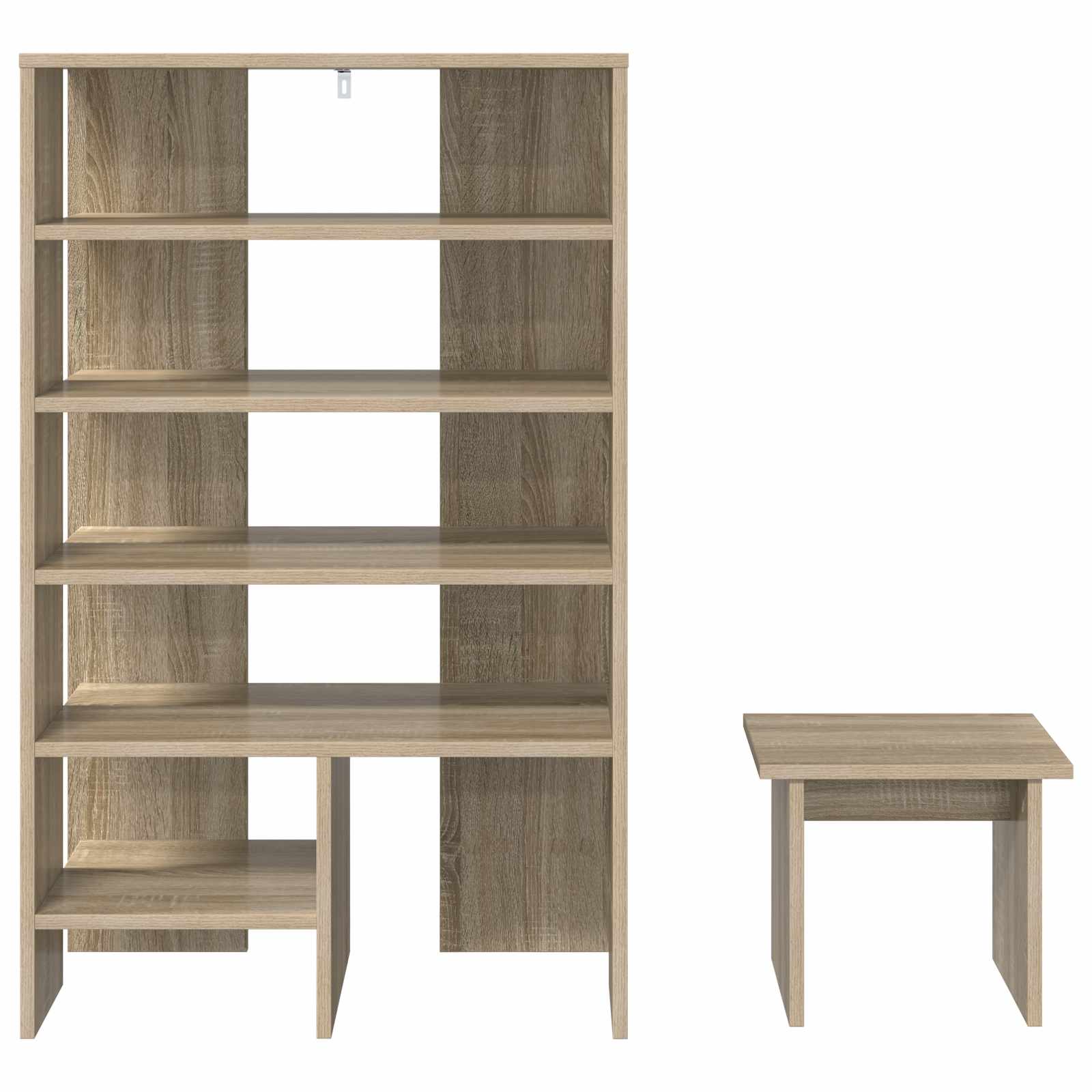 Cabinet à chaussures 2 pcs Chêne Sonoma Bois d'ingénierie - XIOS