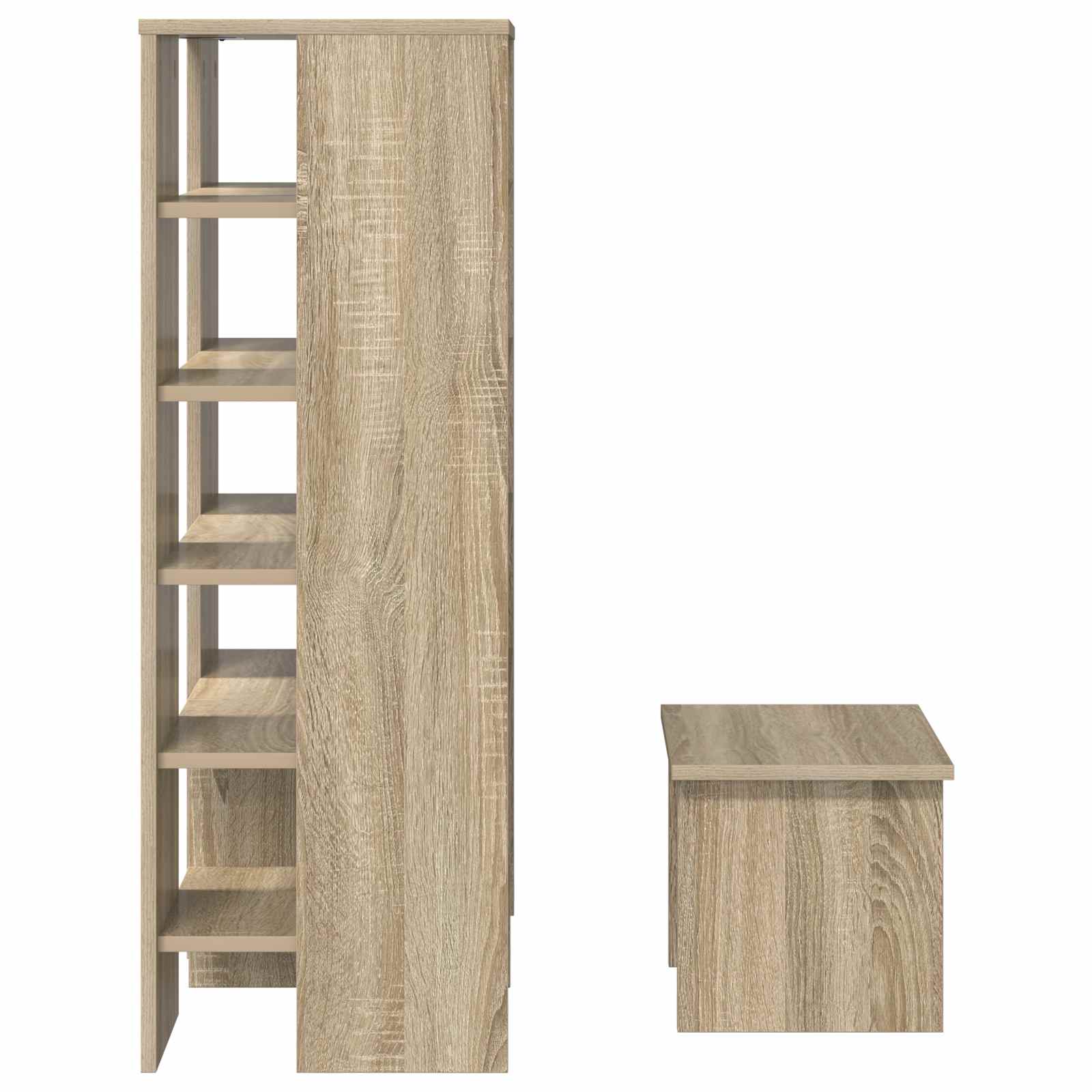Cabinet à chaussures 2 pcs Chêne Sonoma Bois d'ingénierie - XIOS