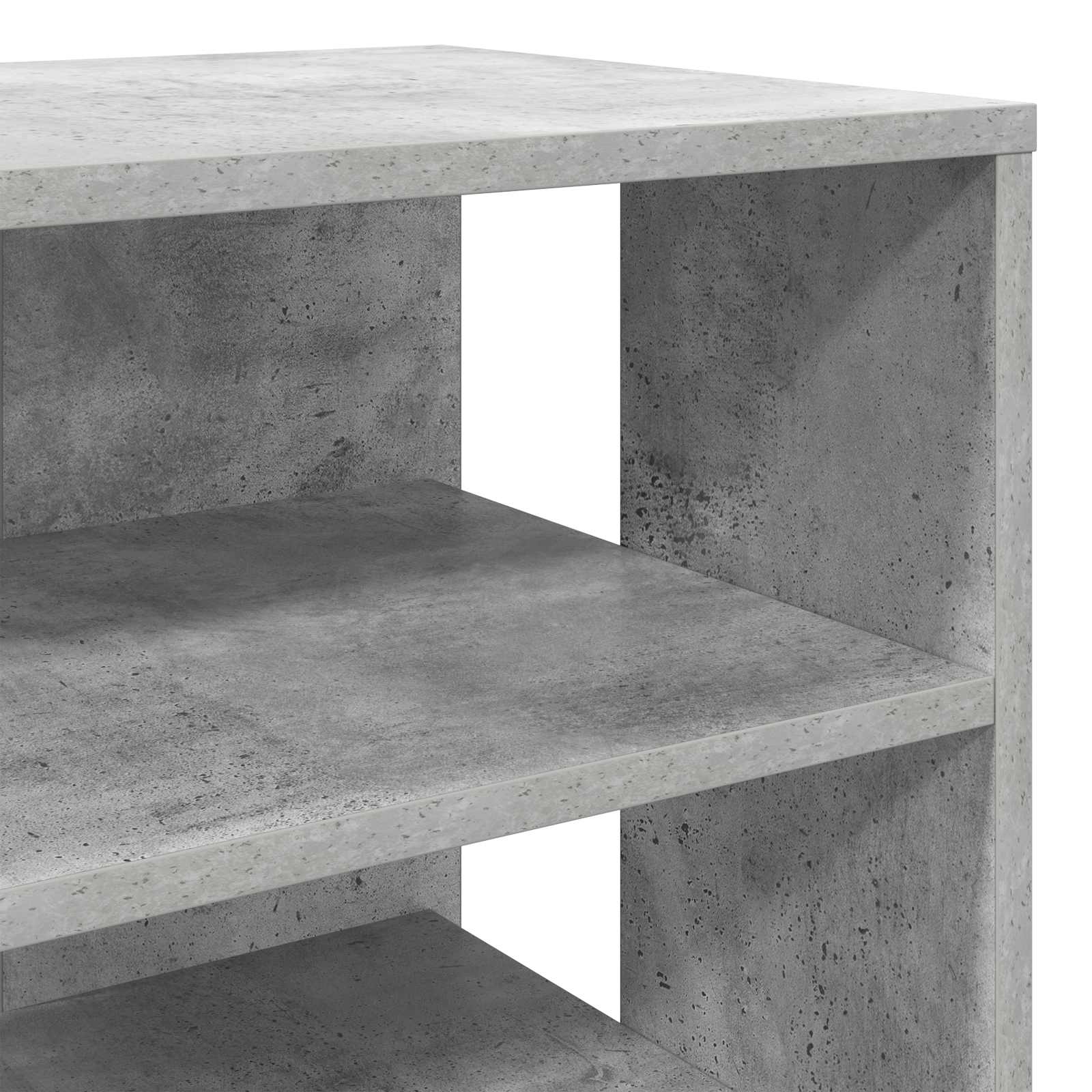 Cabinet à chaussures 2 pcs Gris béton Bois d'ingénierie - XIOS