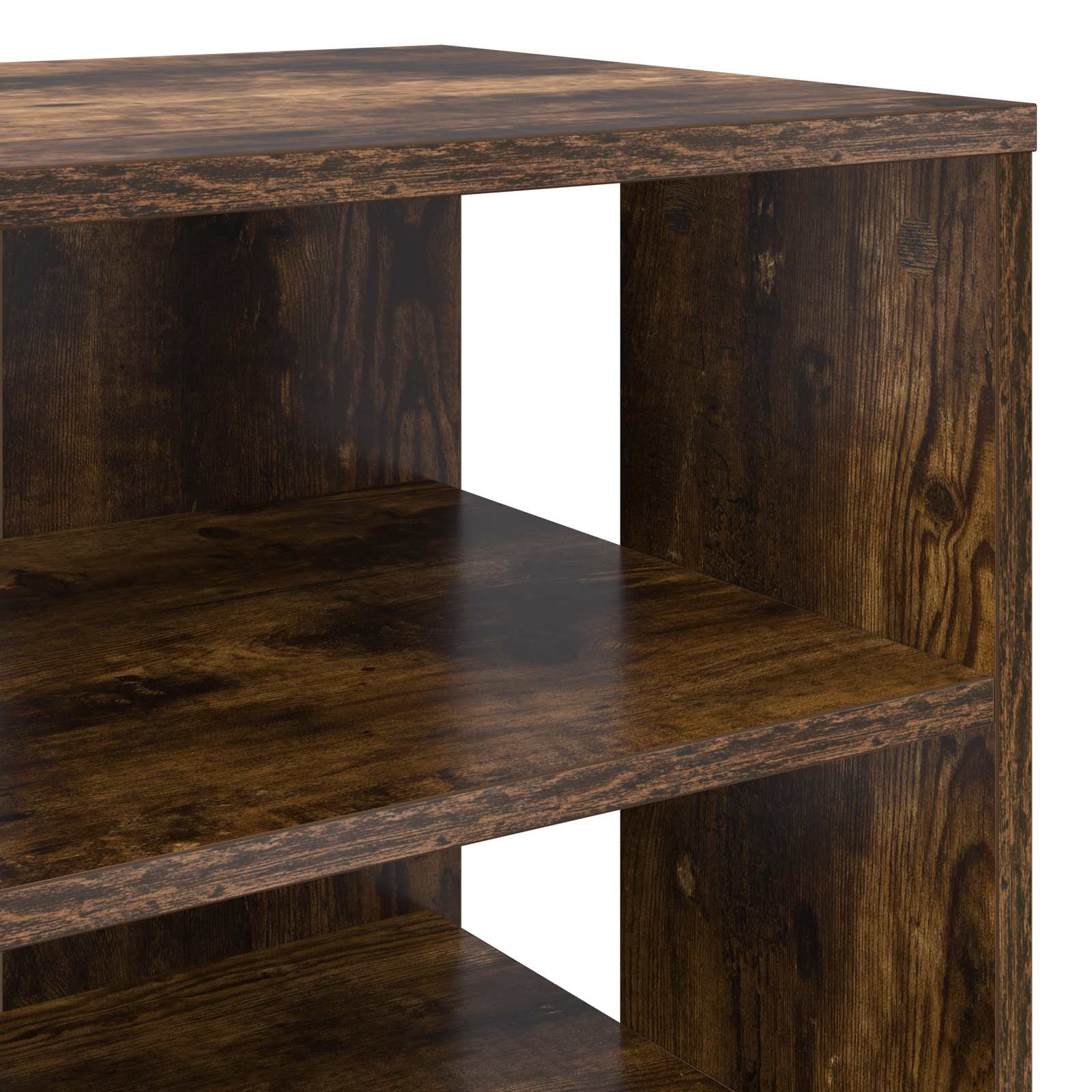Cabinet à chaussures 2 pcs Chêne fumé Bois d'ingénierie - XIOS