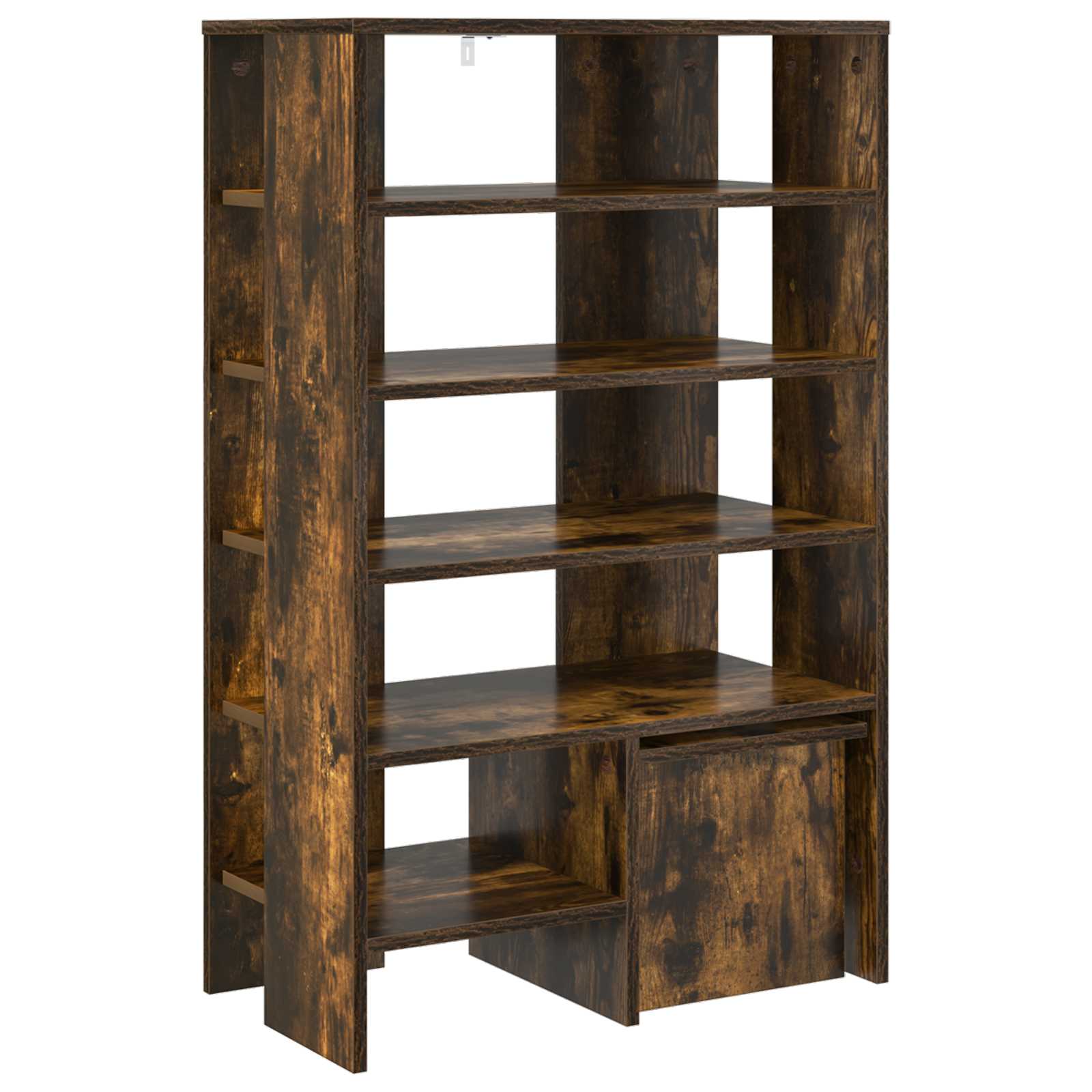 Cabinet à chaussures 2 pcs Chêne fumé Bois d'ingénierie - XIOS