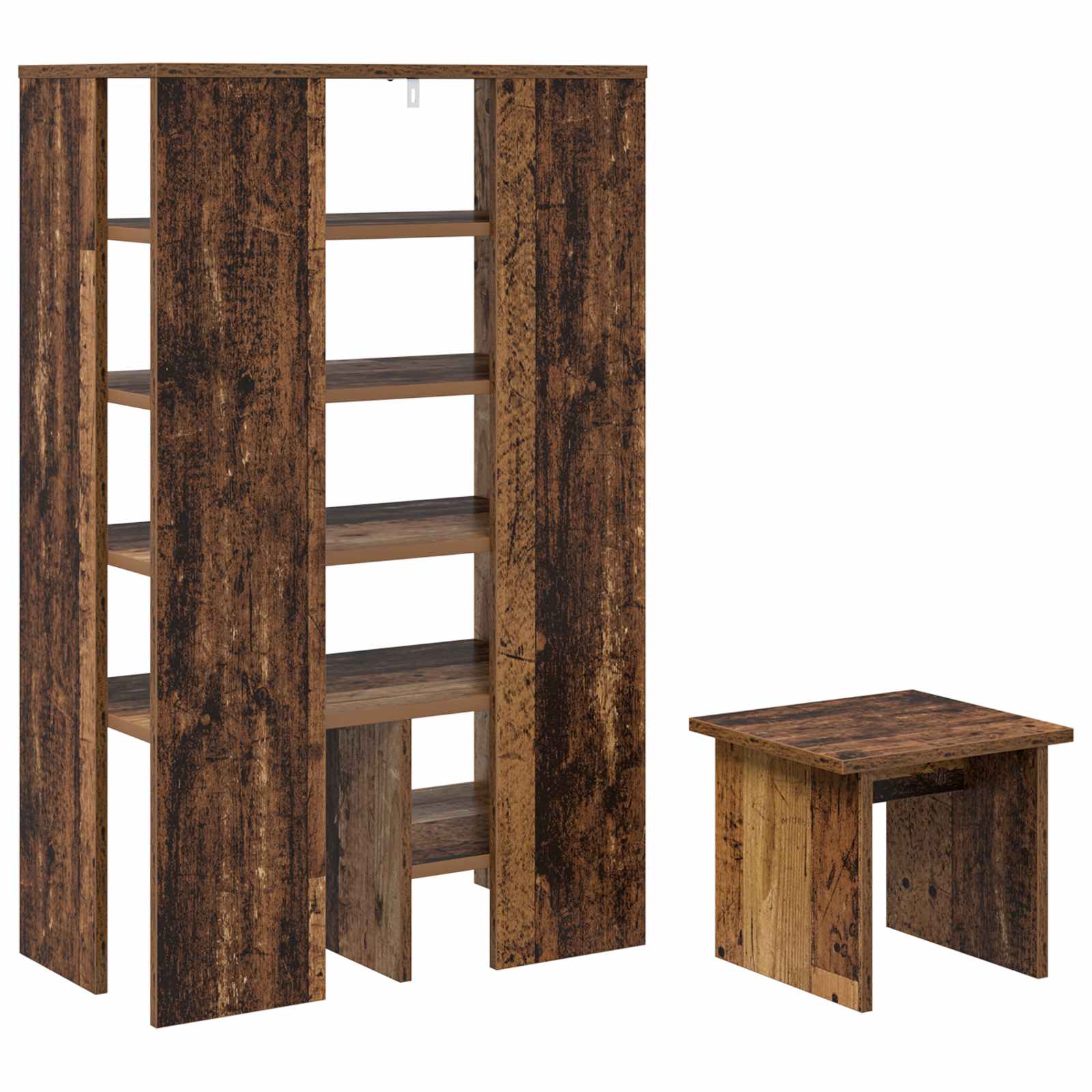 Cabinet à chaussures 2 pcs Bois ancien Bois d'ingénierie - XIOS