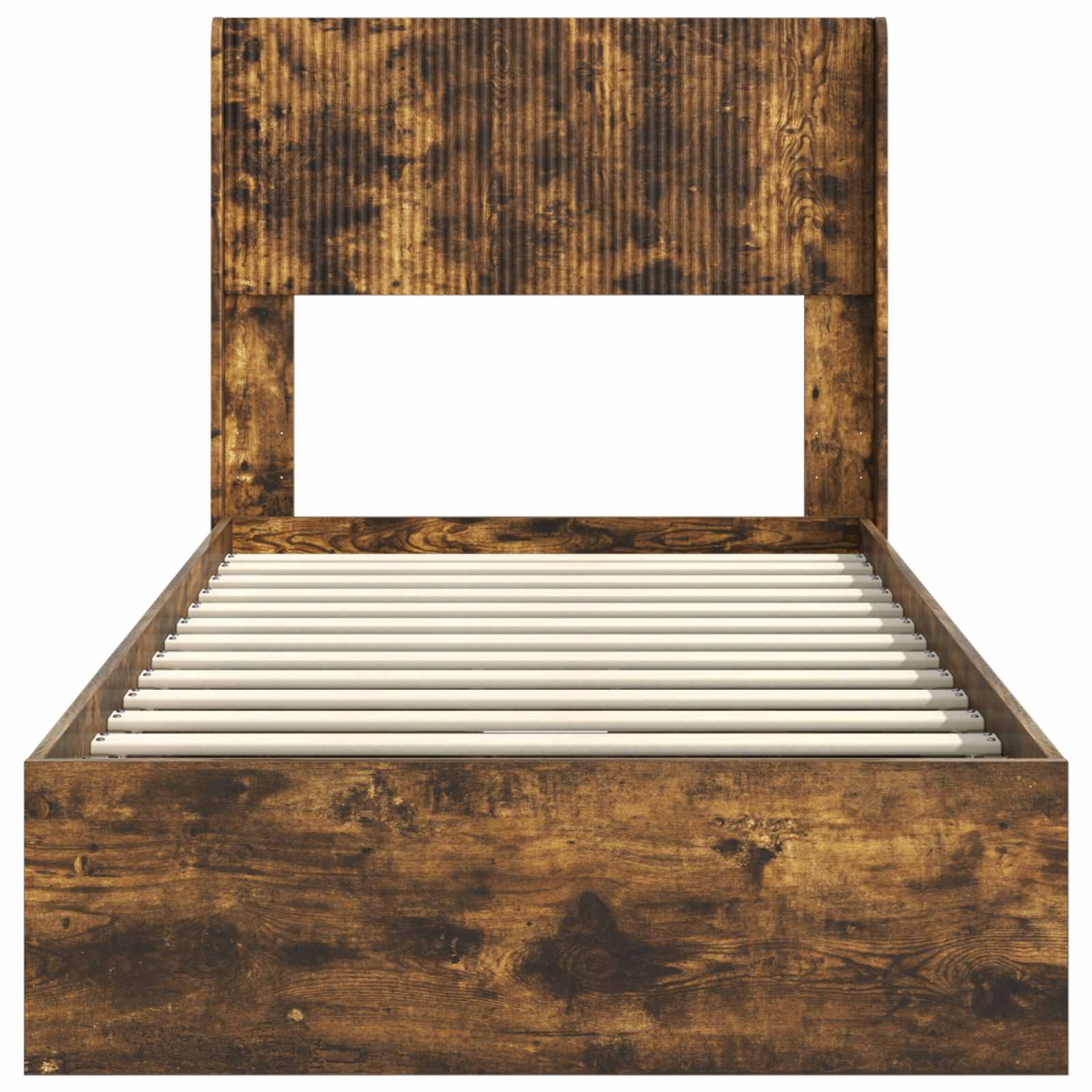 Cadre de lit avec rangement et tête de lit 2 pièces