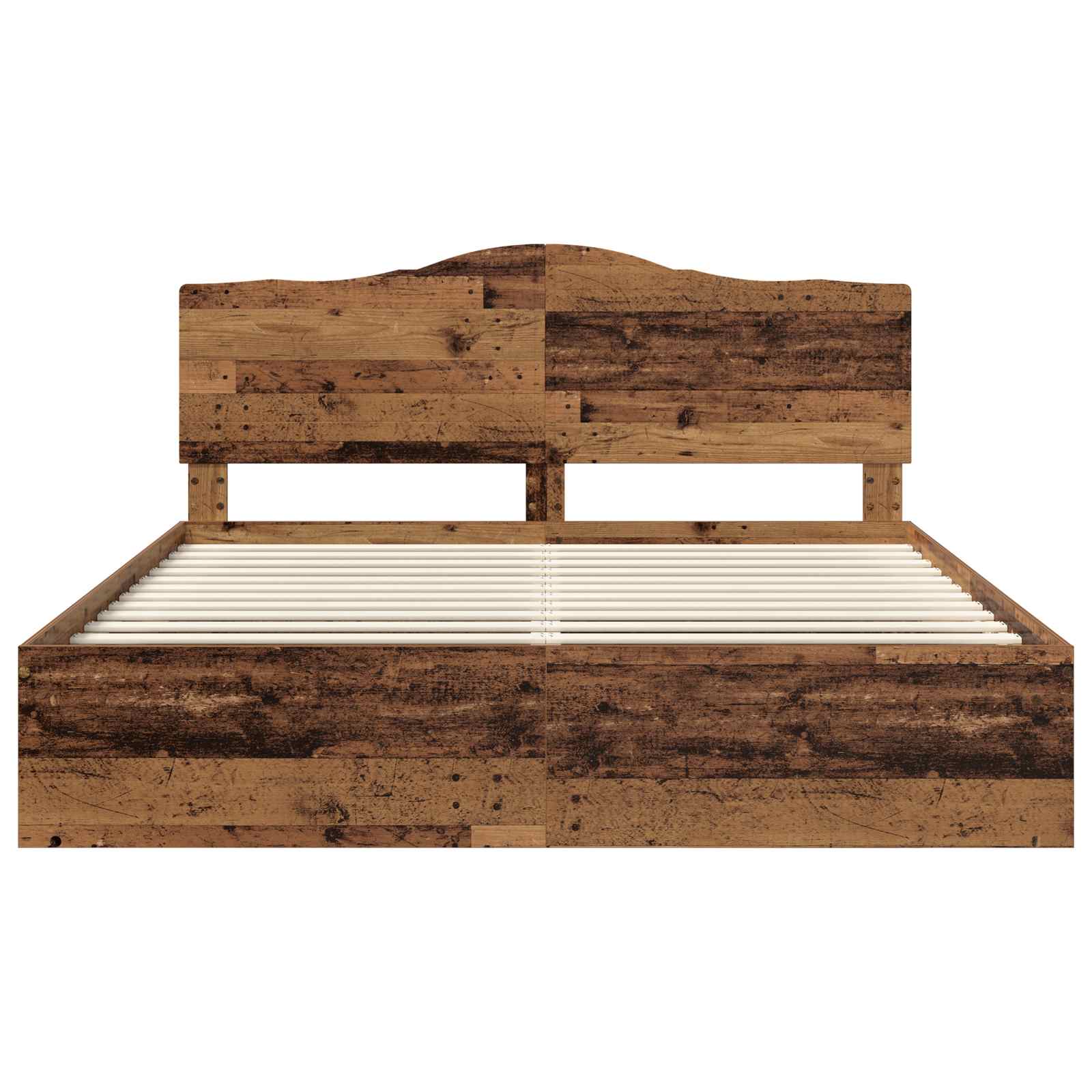 Cadre de lit Bois ancien 200 x 200 cm Pin massif - XIOS