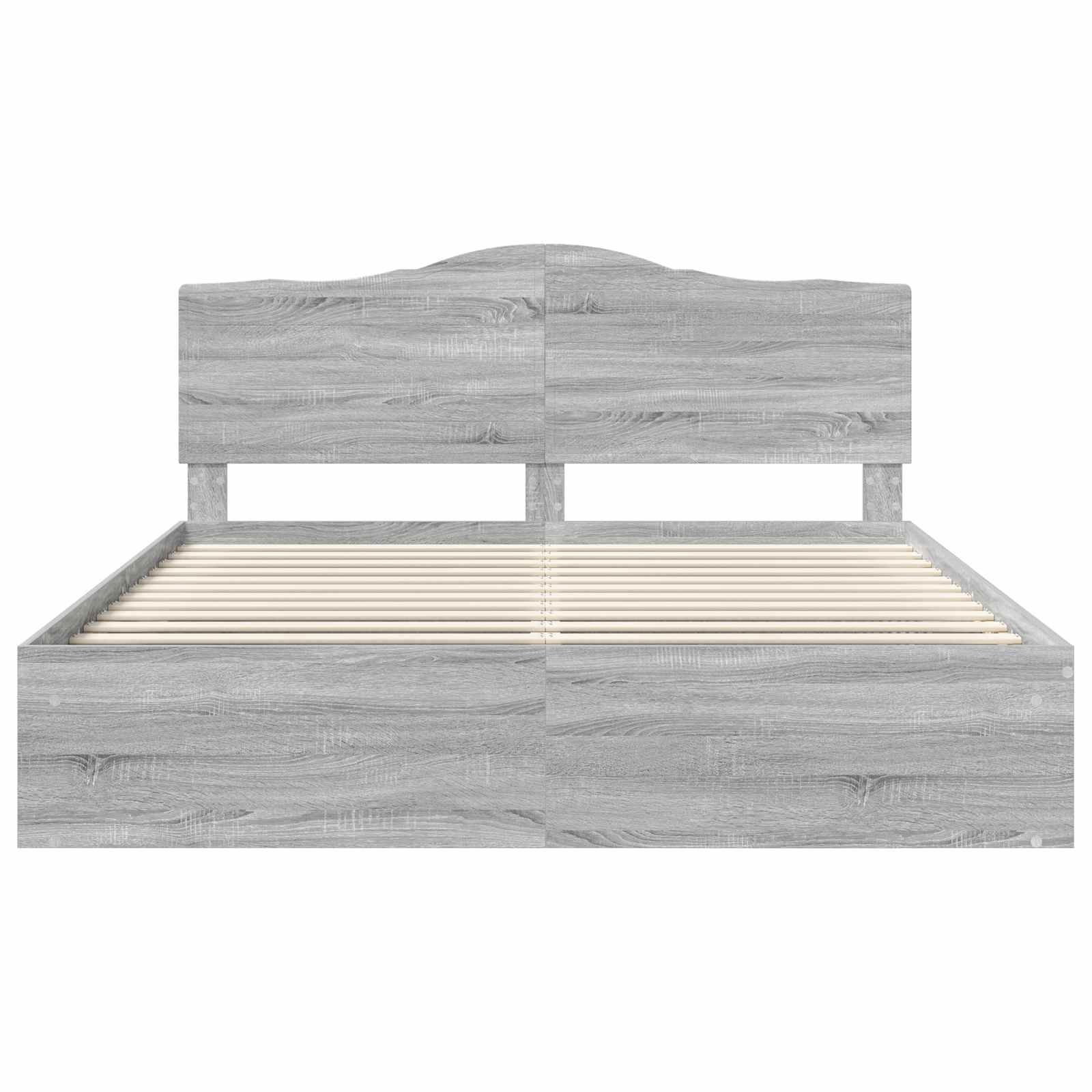 Cadre de lit Gris Sonoma 180 x 200 cm Pin massif - XIOS