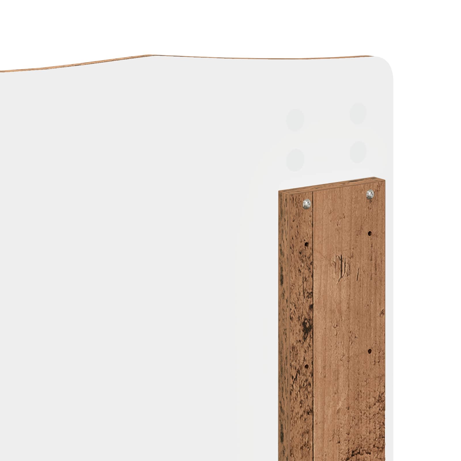 Cadre de lit Bois ancien 150 x 200 cm Pin massif - XIOS