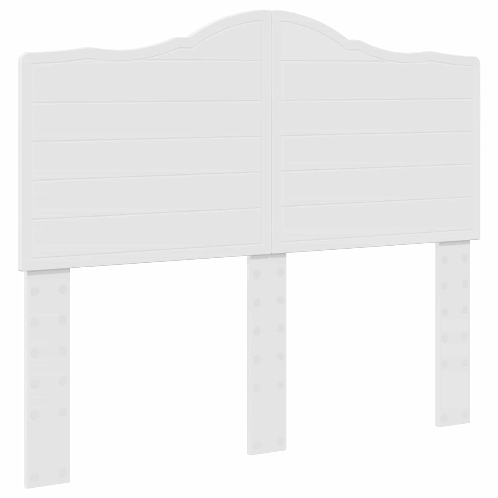 Cadre de lit avec tête de lit Blanc 120 x 200 cm Pin massif - XIOS