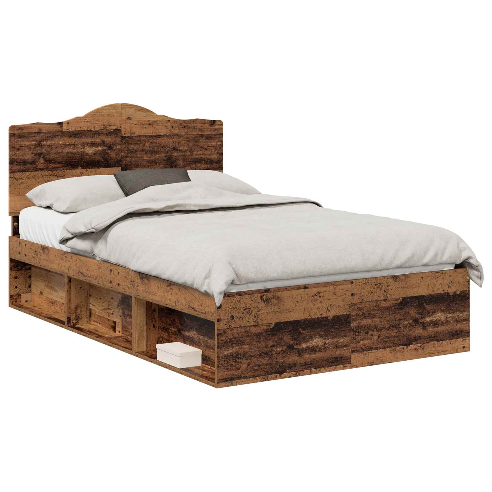 Cadre de lit Bois ancien 120 x 200 cm Pin massif