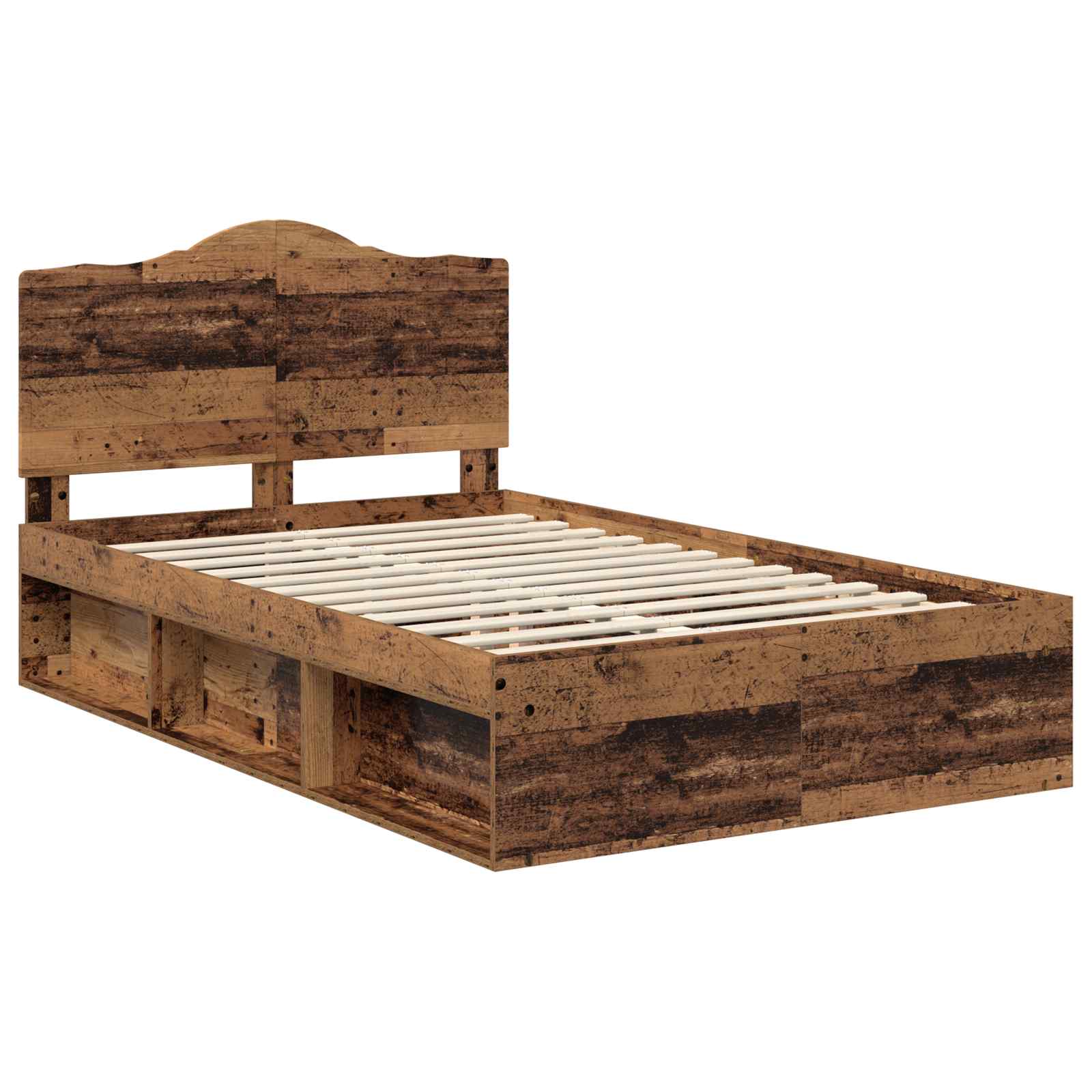 Cadre de lit Bois ancien 120 x 190 cm Pin massif