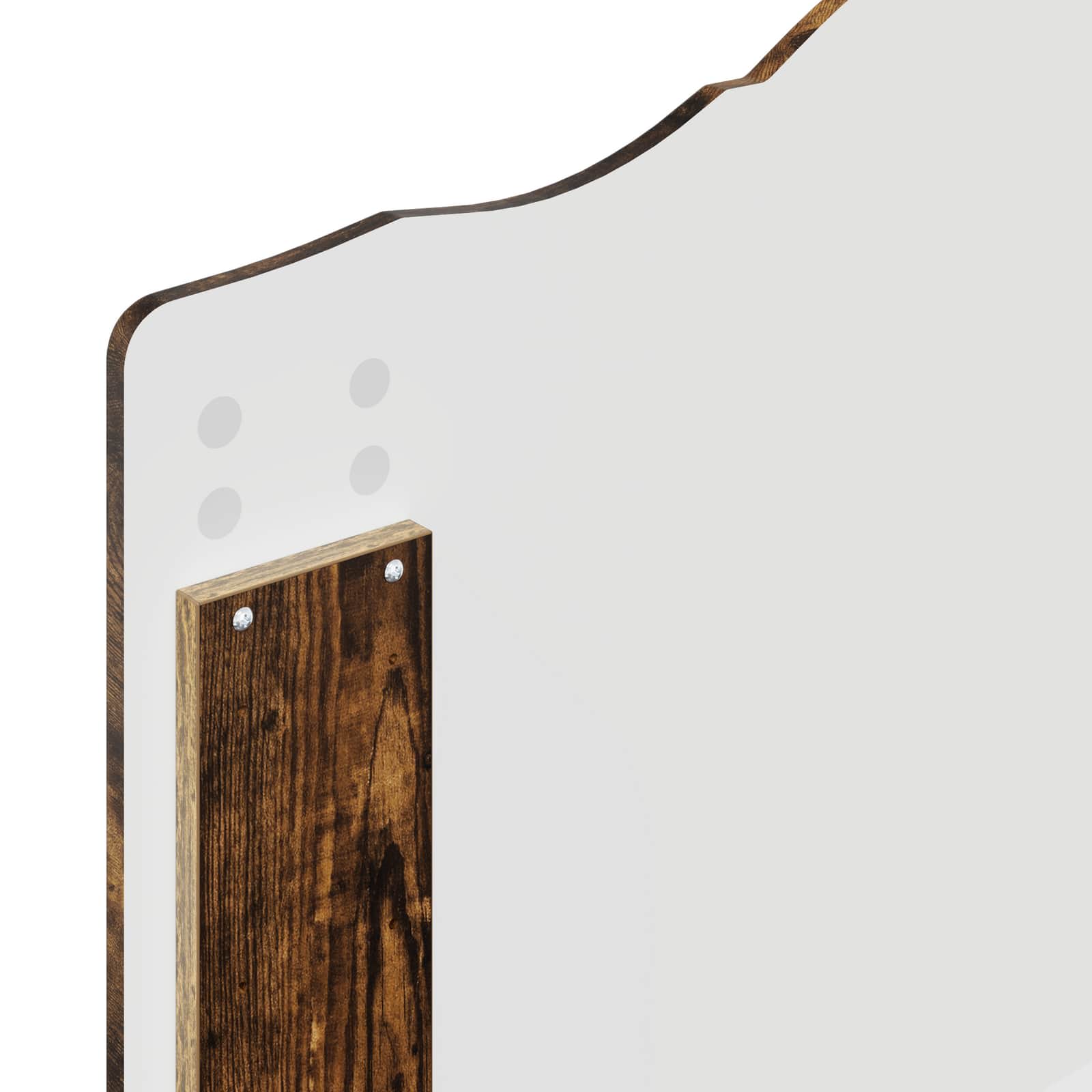 Cadre de lit Chêne fumé 100 x 200 cm Pin massif - XIOS