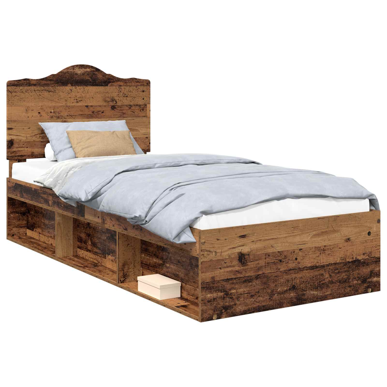 Cadre de lit Bois ancien 100 x 200 cm Pin massif