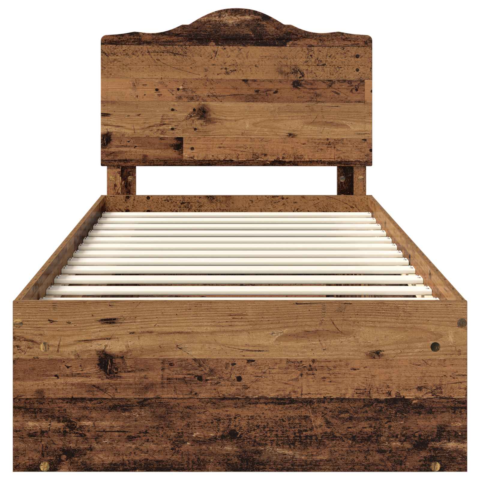 Cadre de lit Bois ancien 90 x 200 cm Pin massif - XIOS