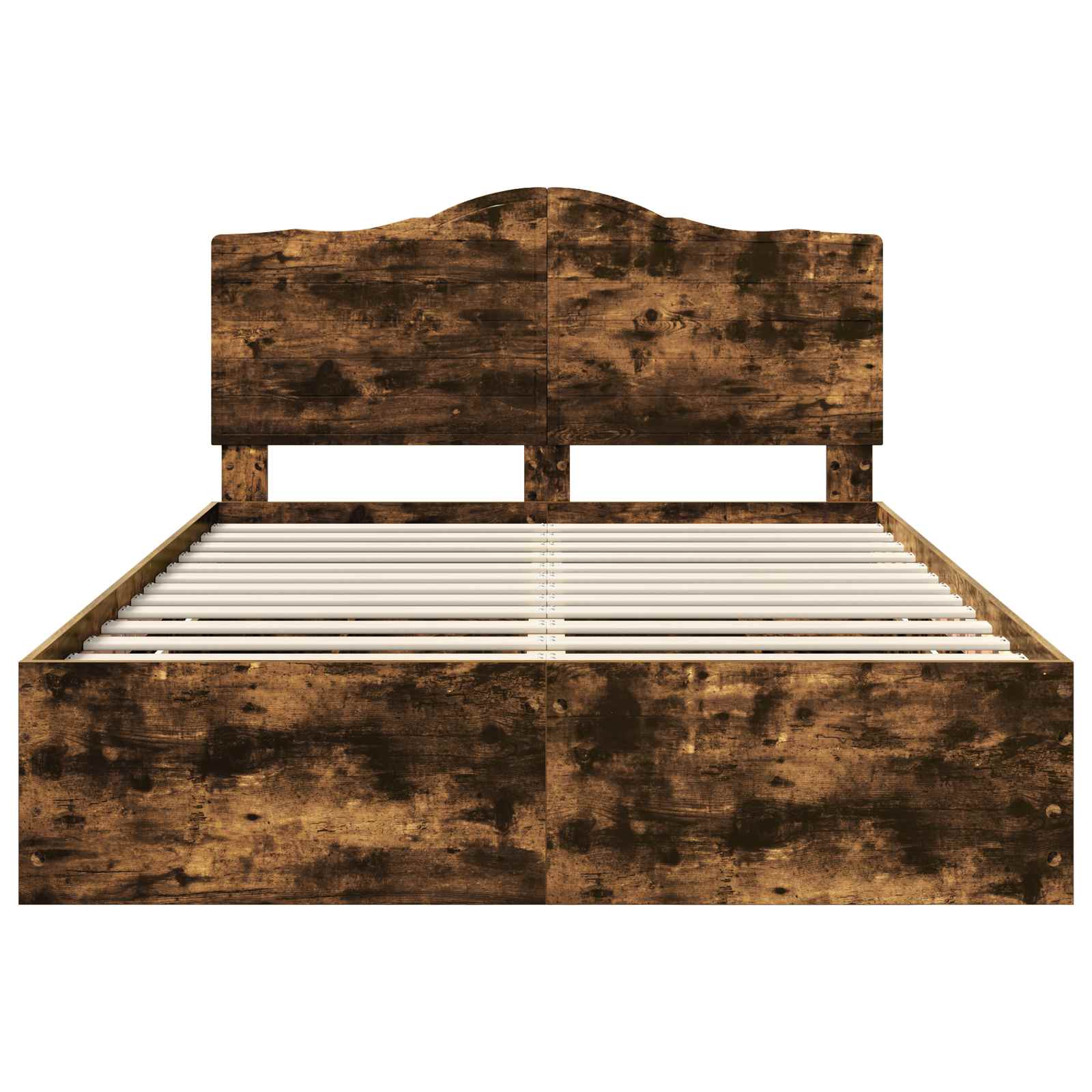 Cadre de lit Chêne fumé 160 x 200 cm Bois Ingénierie - XIOS