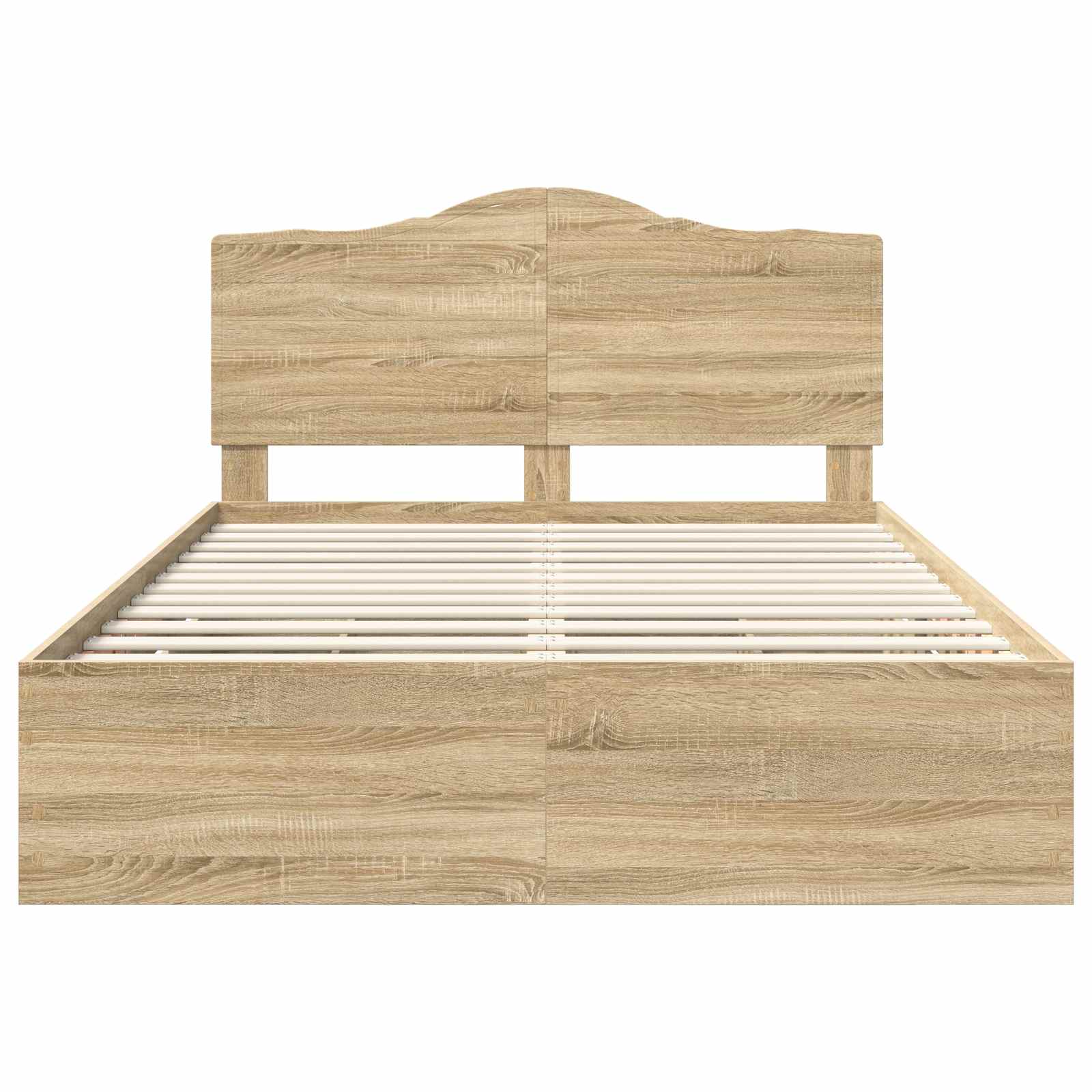 Cadre de lit Chêne Sonoma 150 x 200 cm Bois Ingénierie - XIOS