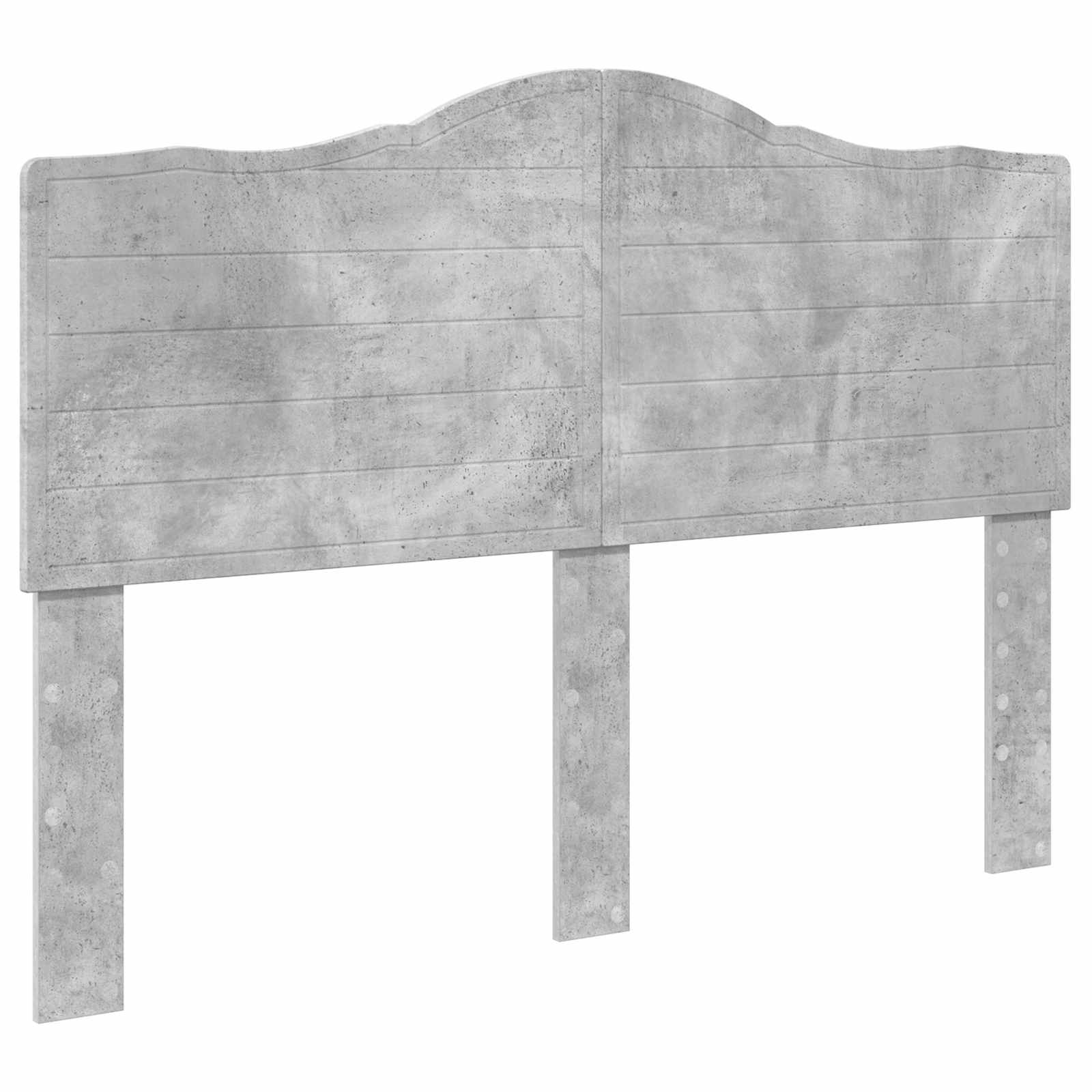 Cadre de lit Gris béton 150 x 200 cm Bois Ingénierie - XIOS