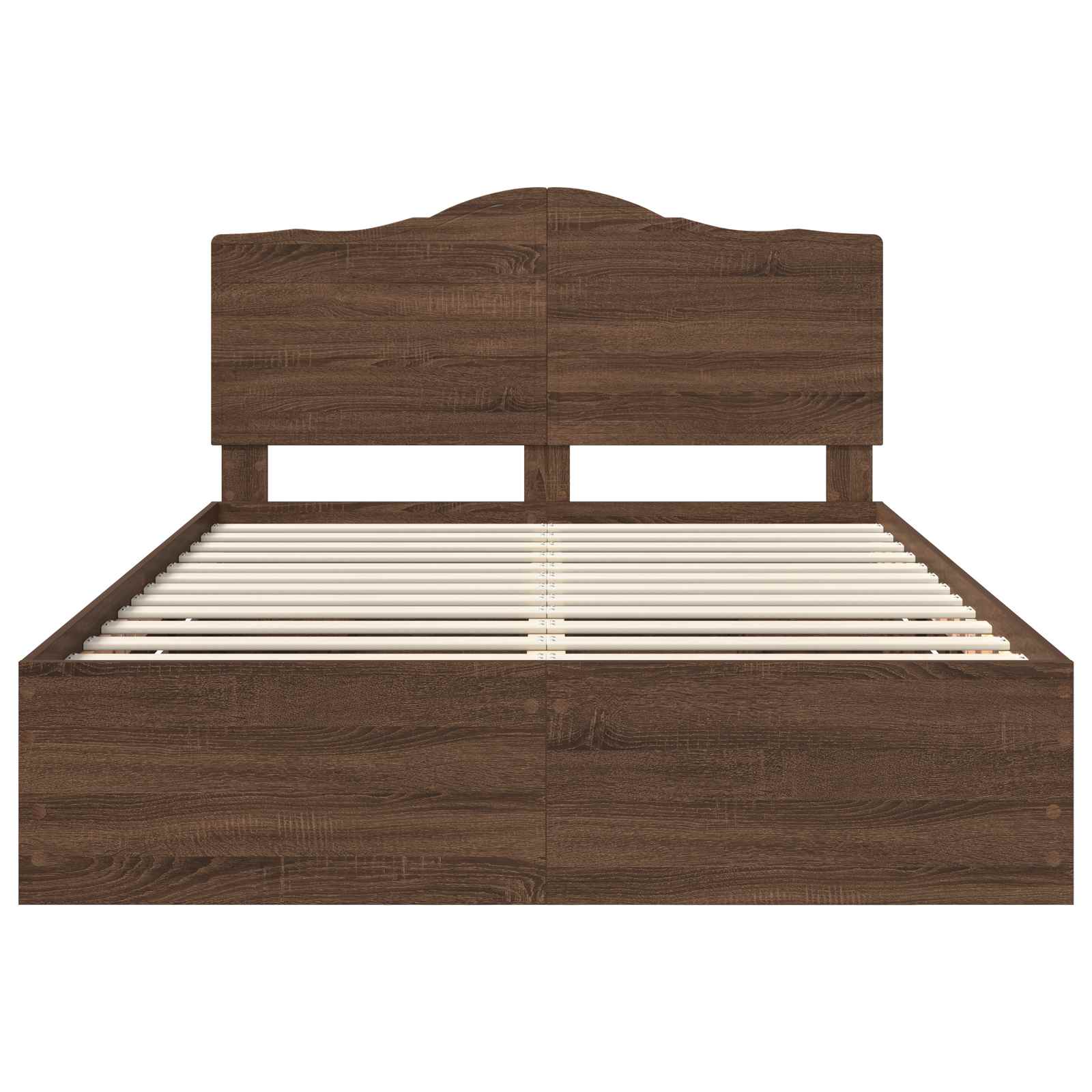 Cadre de lit Chêne brun 150 x 200 cm Bois Ingénierie - XIOS