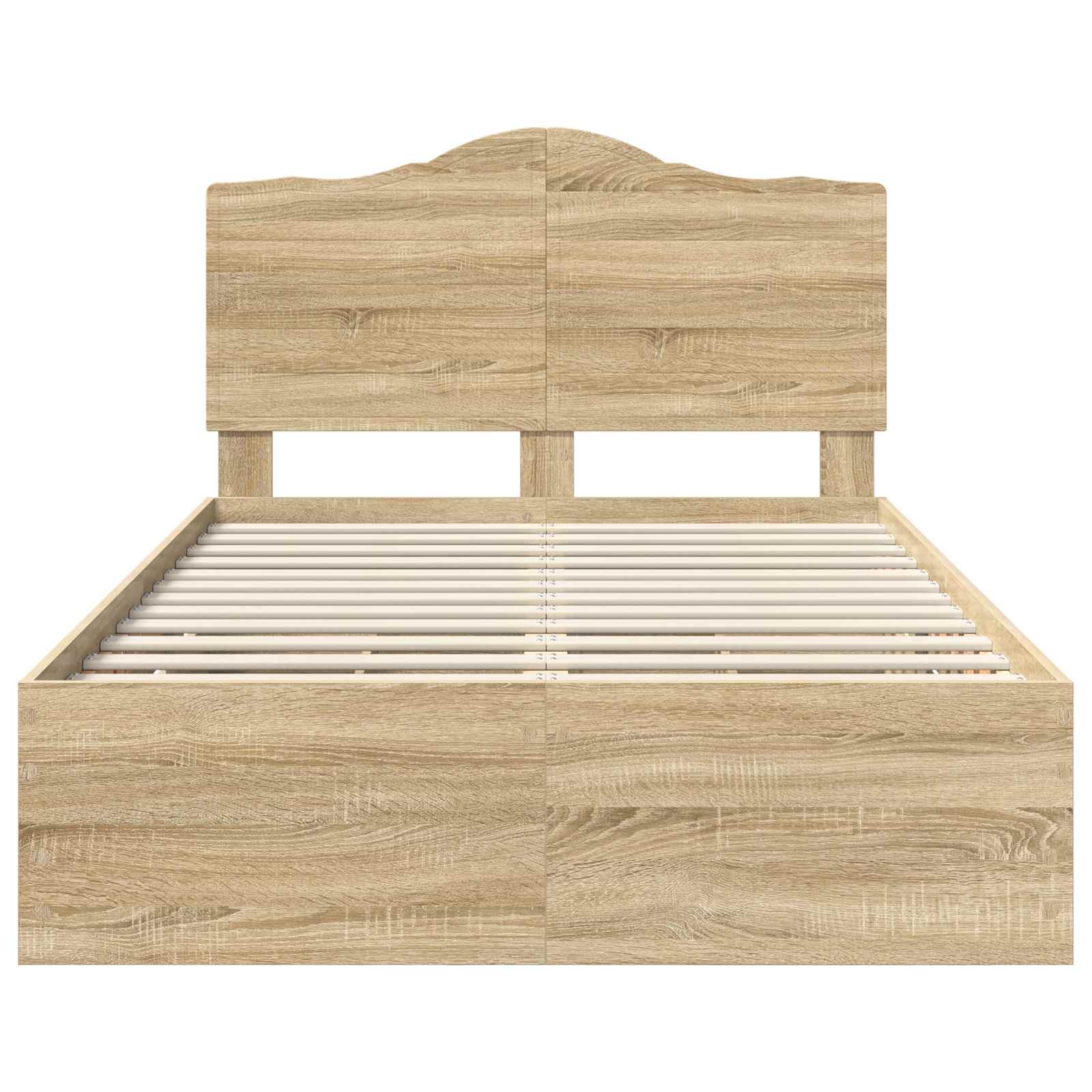 Cadre de lit Chêne Sonoma 120 x 190 cm Bois Ingénierie - XIOS