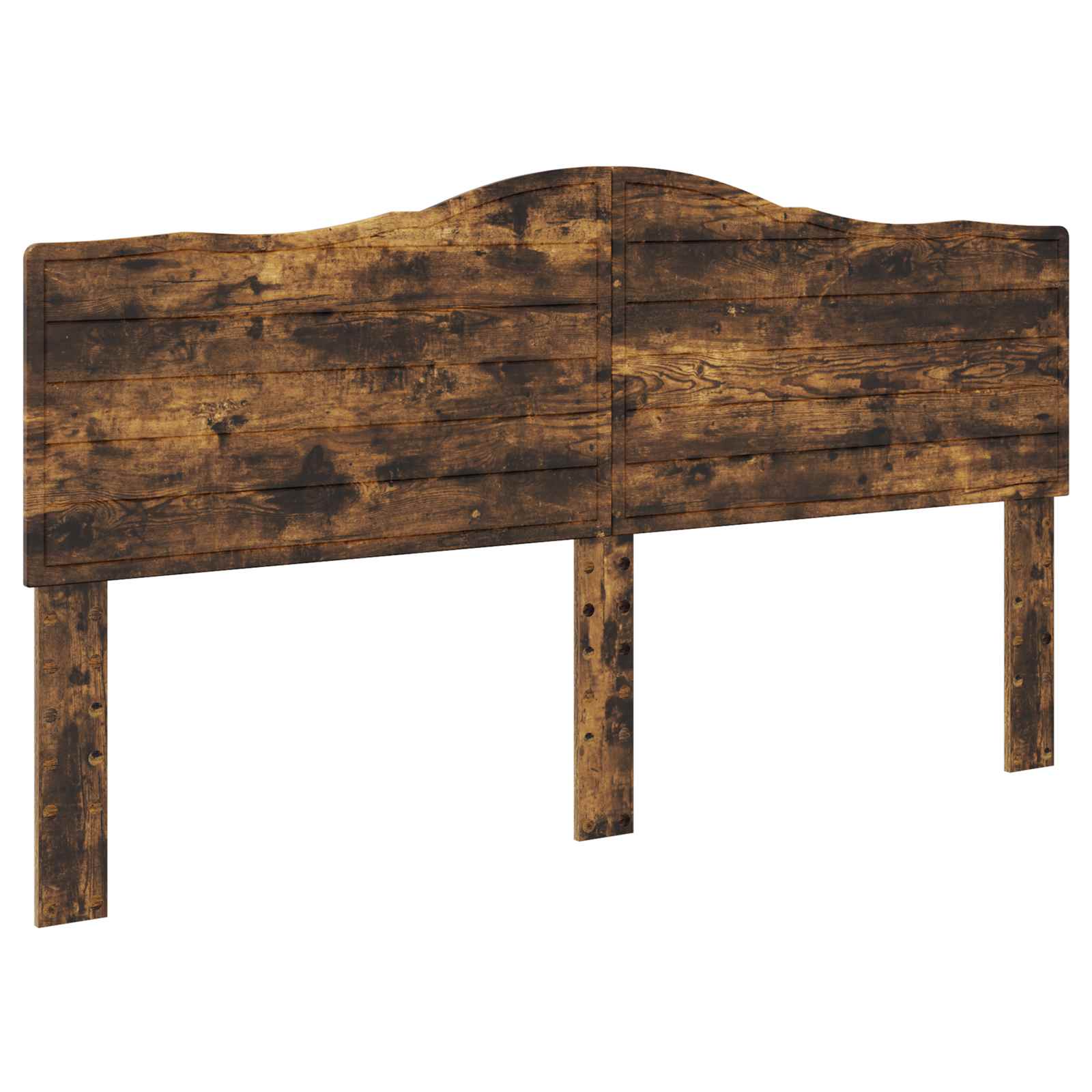 Lit de Rangement Chêne fumé 180 x 200 cm Bois d'ingénierie - XIOS