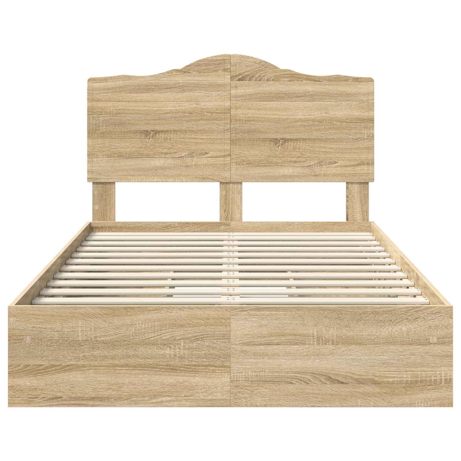 Lit de Rangement Chêne Sonoma 135 x 190 cm Bois d'ingénierie - XIOS