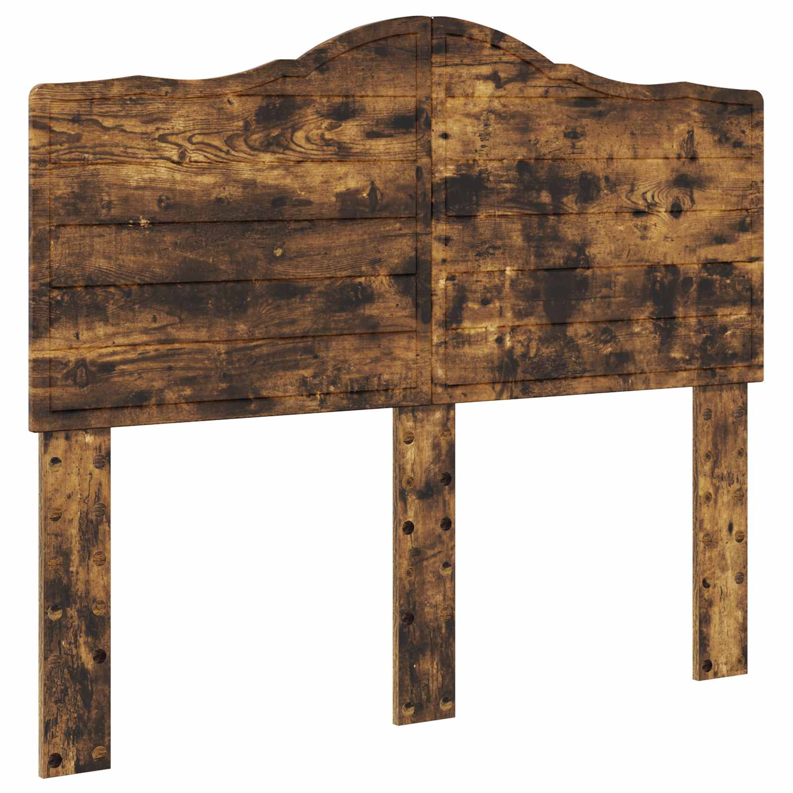 Lit de Rangement Chêne fumé 135 x 190 cm Bois d'ingénierie - XIOS