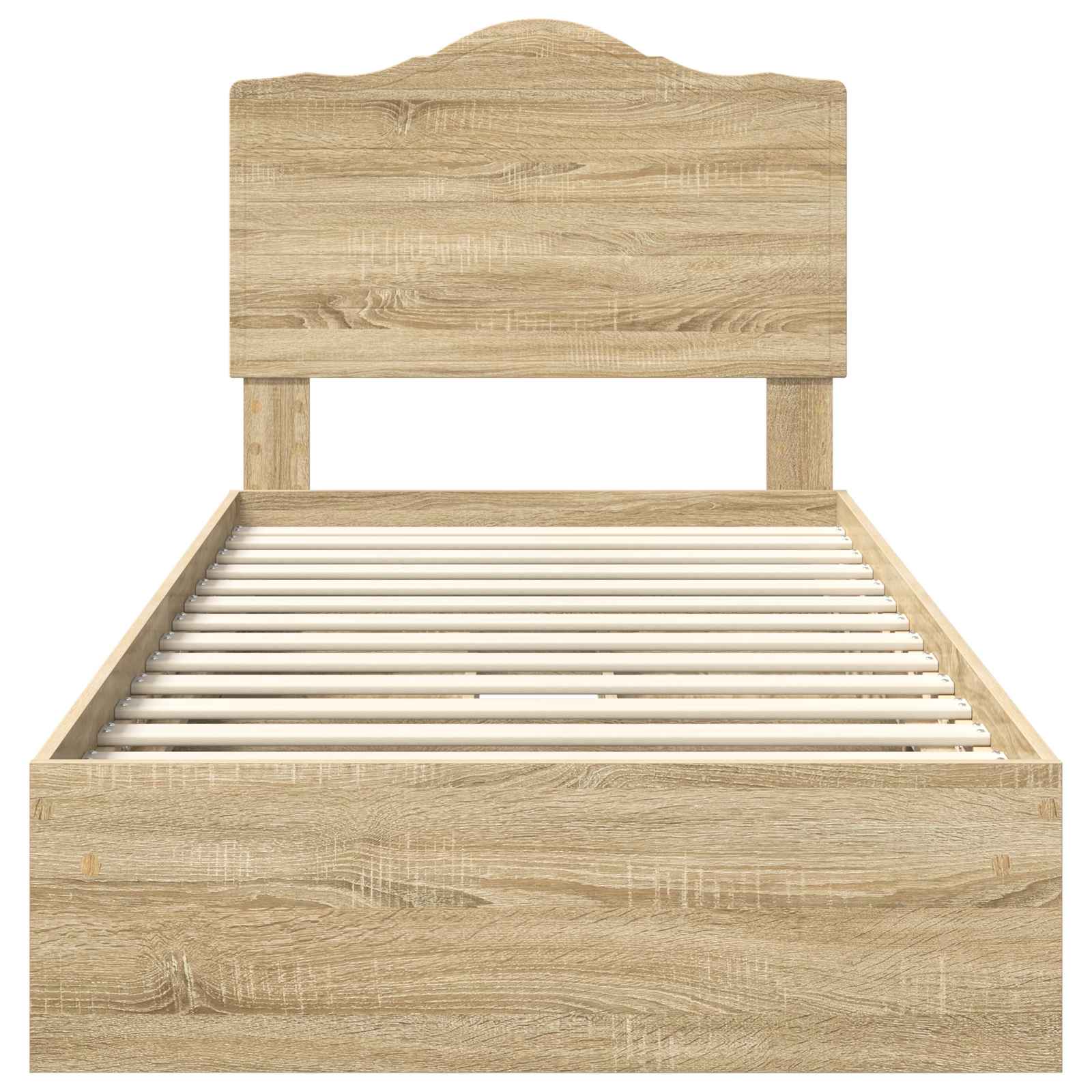 Lit de Rangement Chêne Sonoma 90 x 200 cm Bois d'ingénierie - XIOS