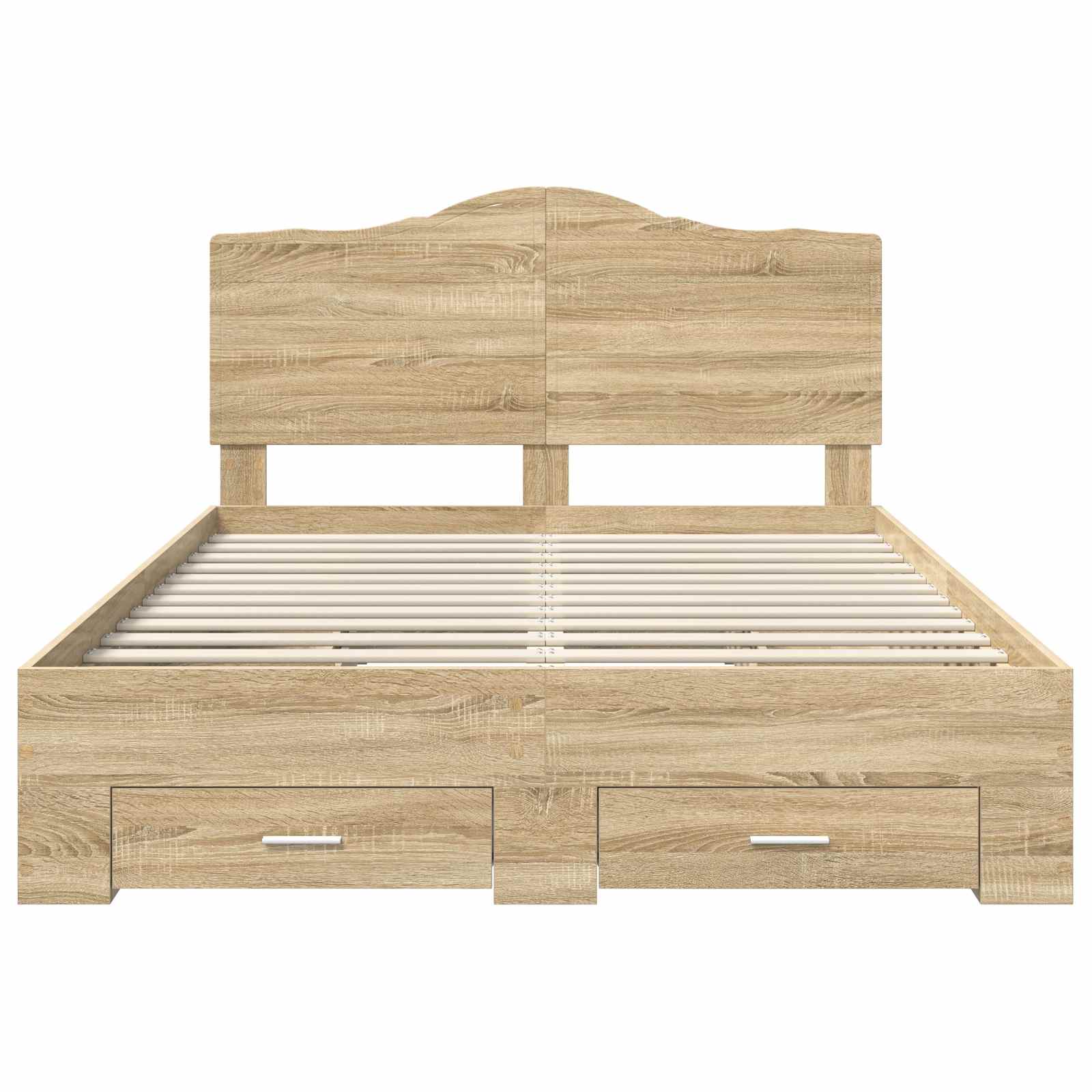 Cadre de lit Chêne Sonoma 150 x 200 cm Bois d'ingénierie - XIOS