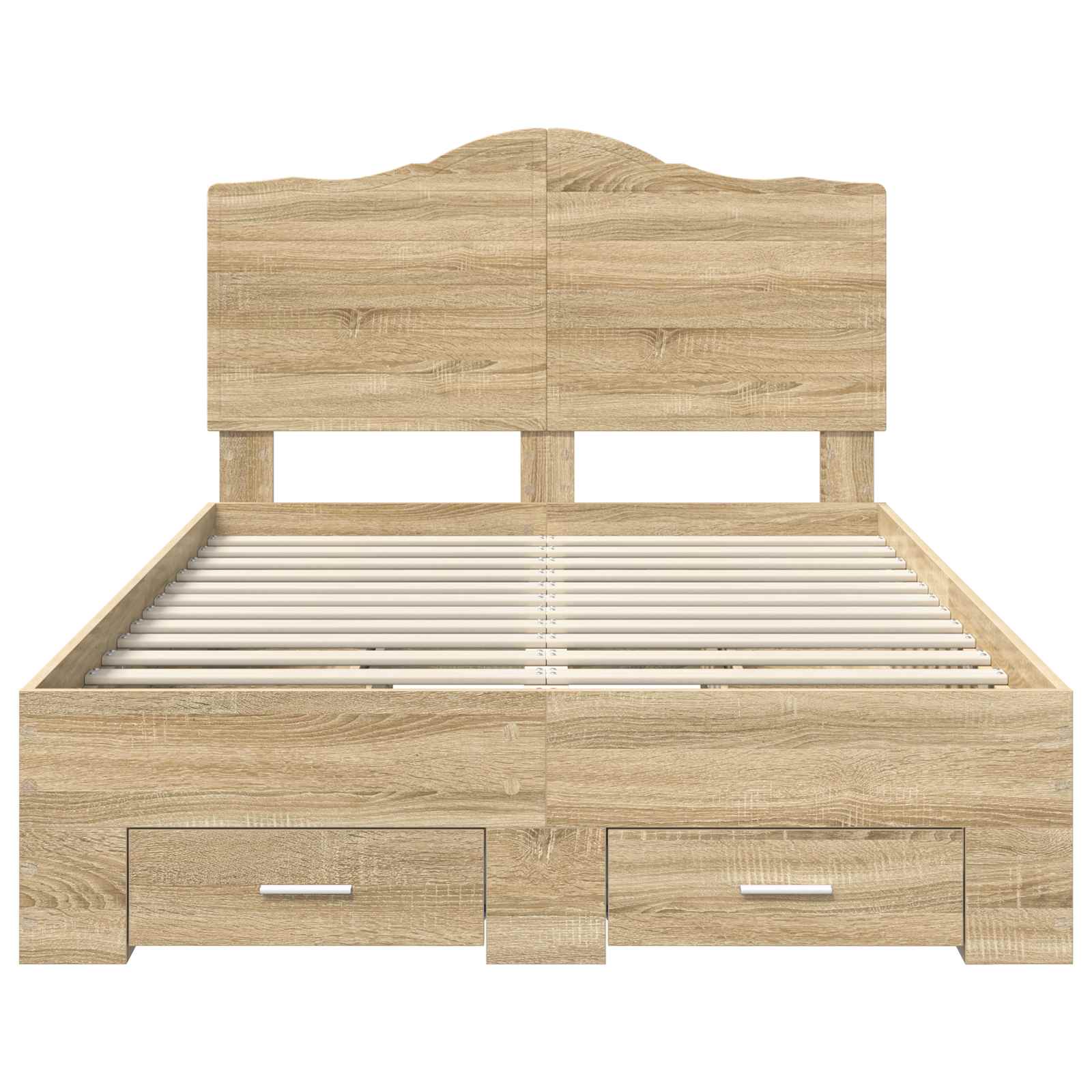 Cadre de lit Chêne Sonoma 120 x 200 cm Bois d'ingénierie - XIOS