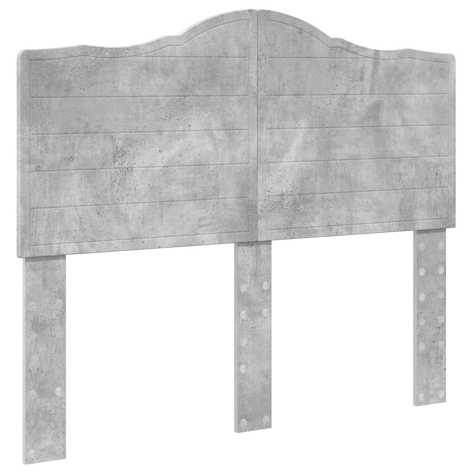 Cadre de lit Gris béton 120 x 200 cm Bois d'ingénierie - XIOS