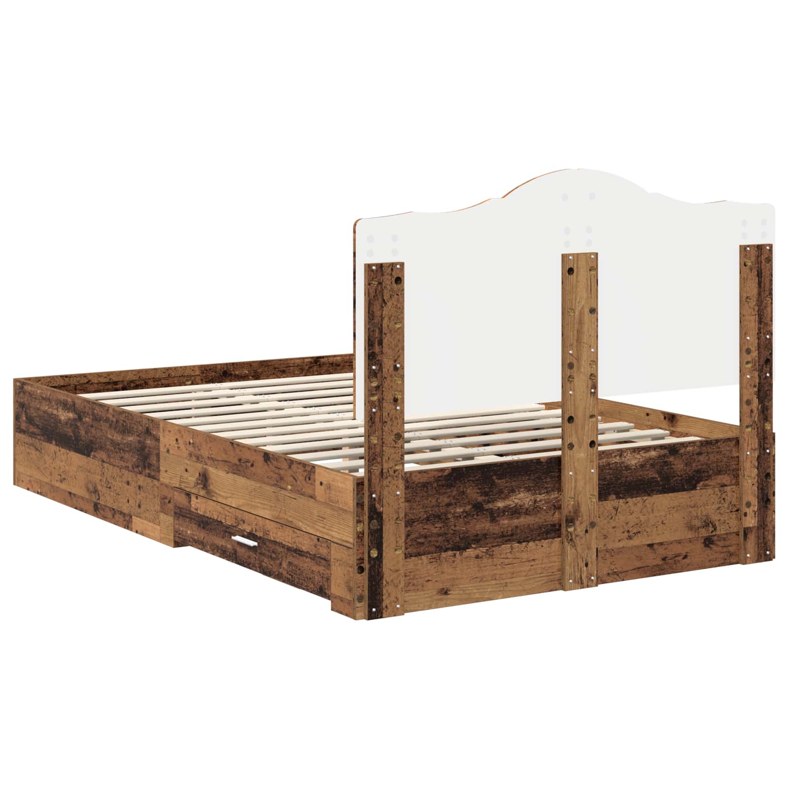 Cadre de lit Bois ancien 120 x 190 cm Bois d'ingénierie - XIOS