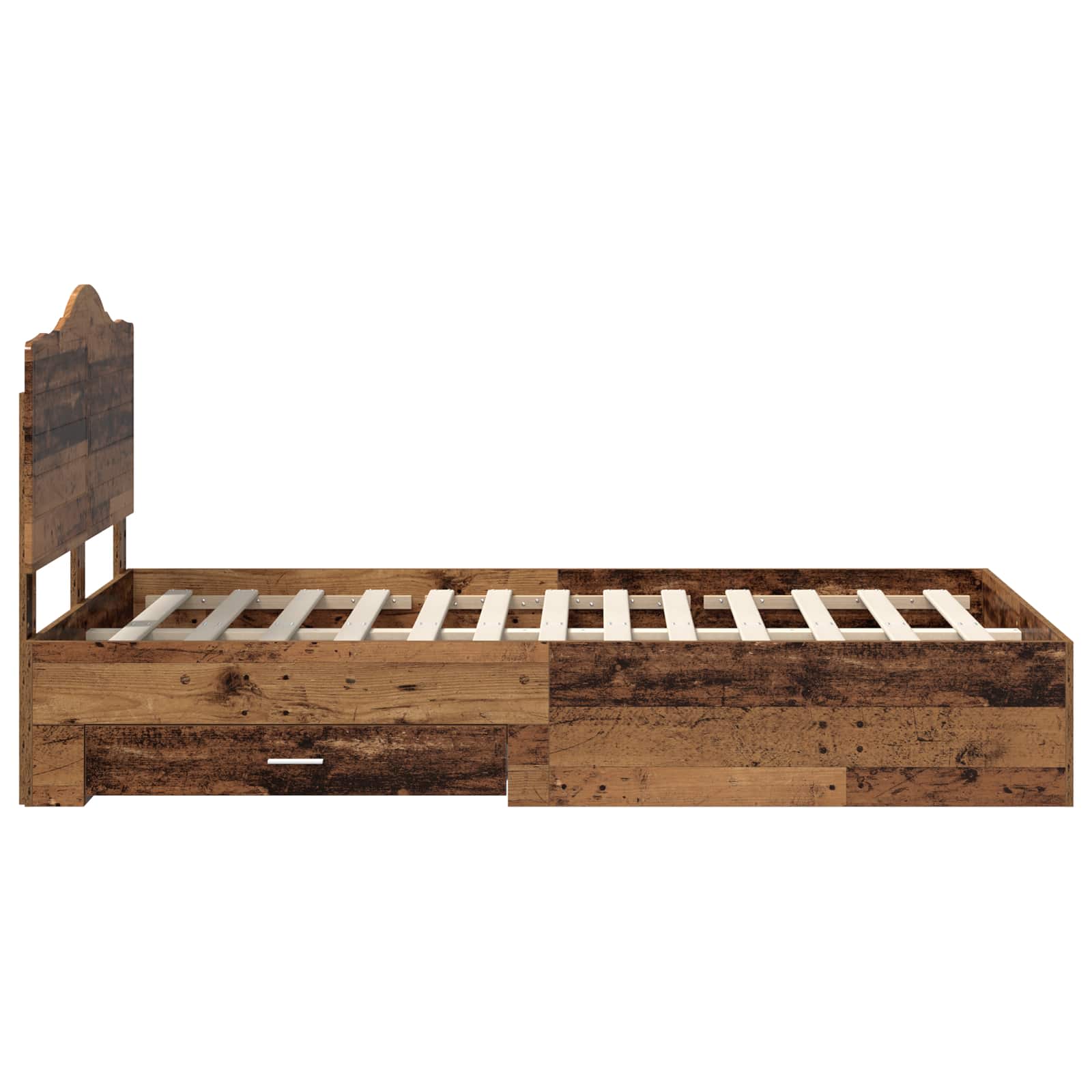 Cadre de lit Bois ancien 120 x 190 cm Bois d'ingénierie - XIOS
