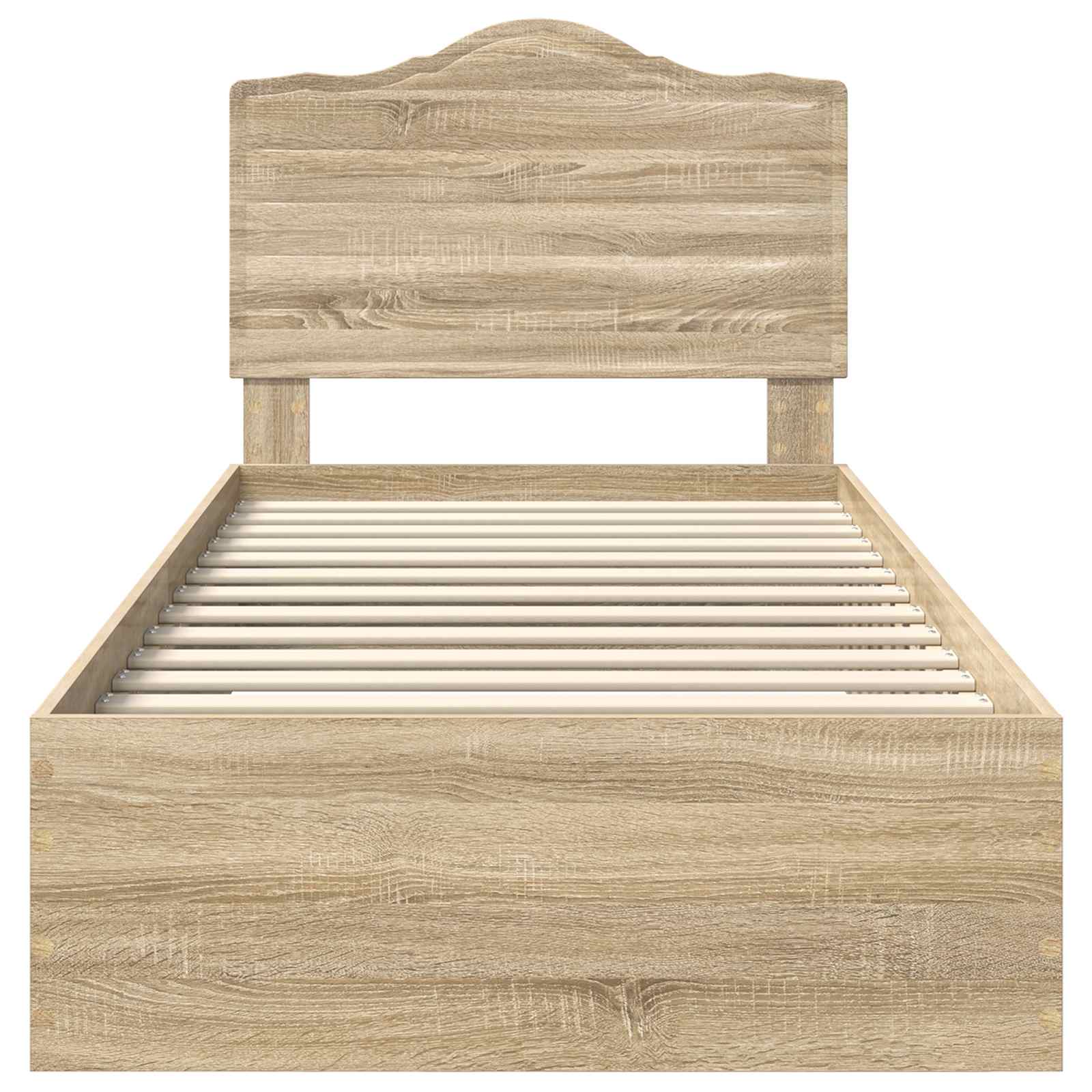 Cadre de lit Chêne Sonoma 100 x 200 cm Bois d'ingénierie - XIOS