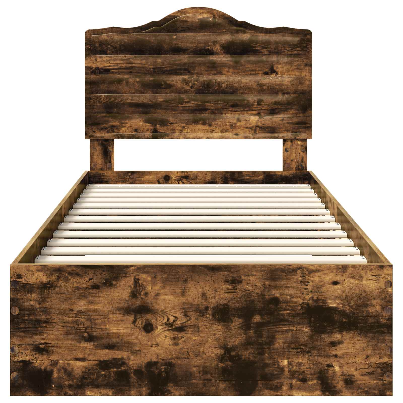 Cadre de lit Chêne fumé 100 x 200 cm Bois d'ingénierie - XIOS