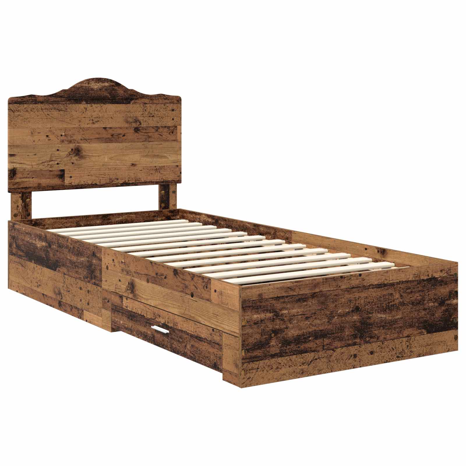 Cadre de lit Bois ancien 90 x 200 cm Bois d'ingénierie - XIOS