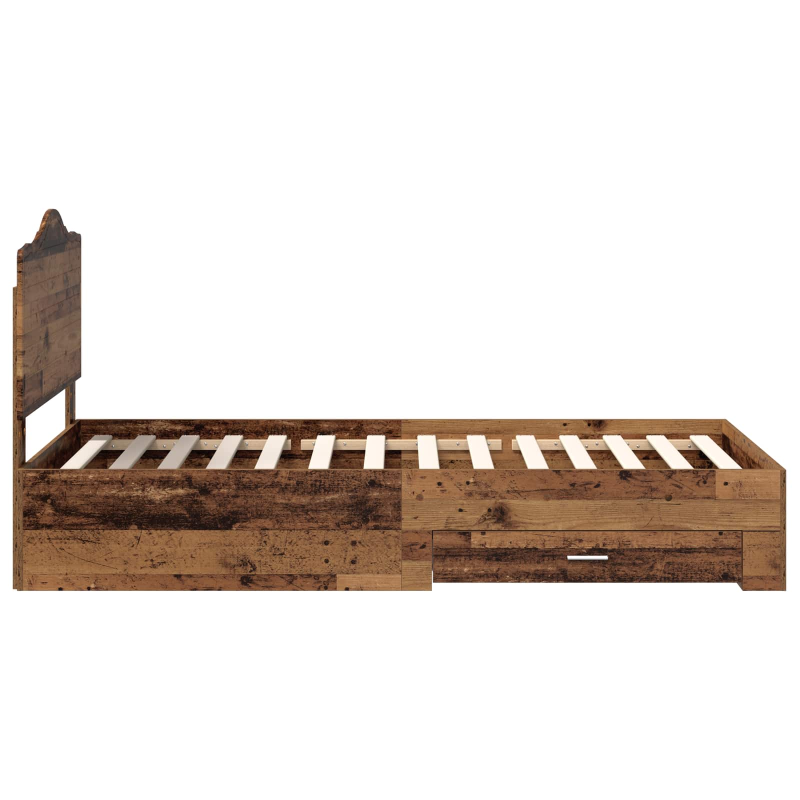 Cadre de lit Bois ancien 90 x 200 cm Bois d'ingénierie - XIOS