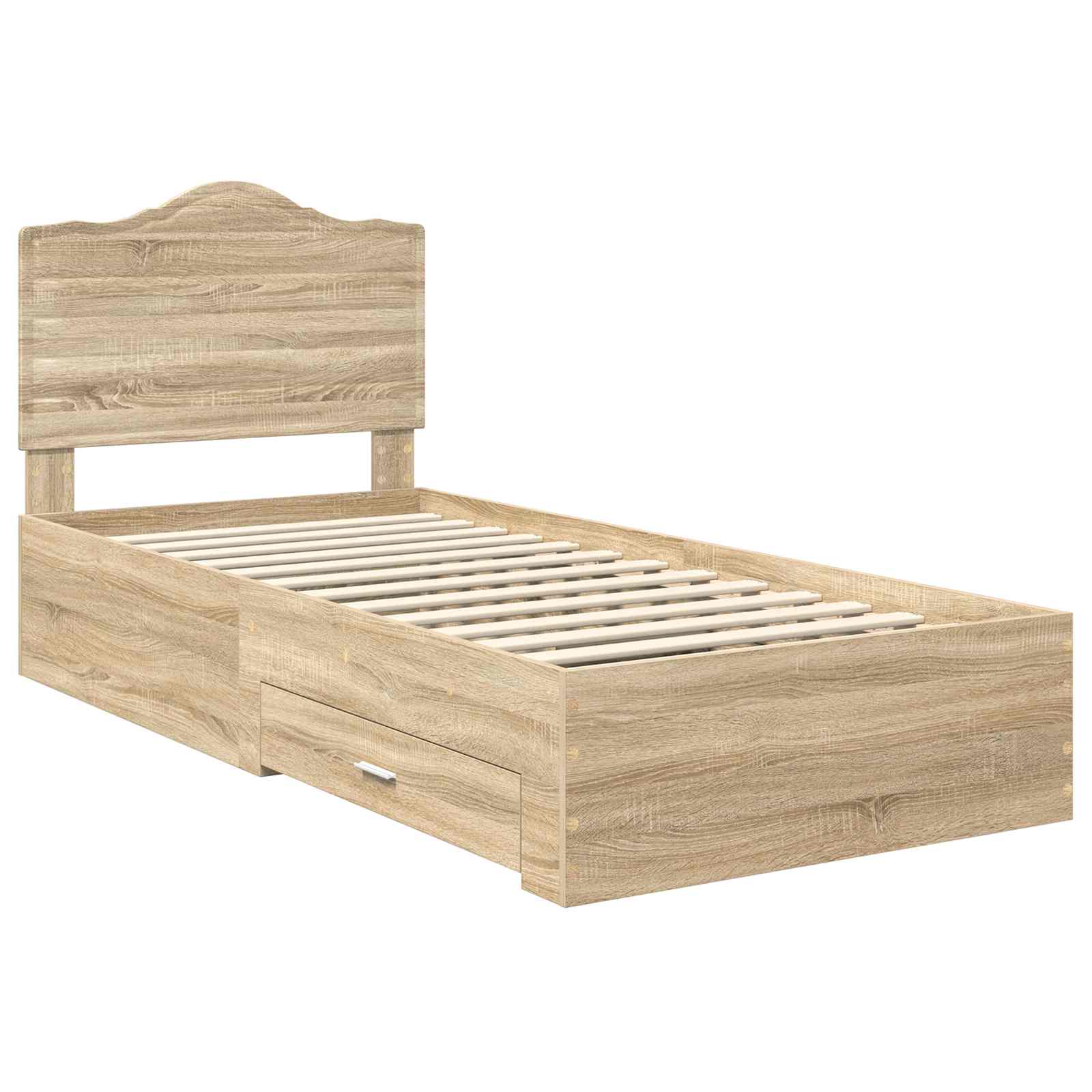 Cadre de lit Chêne Sonoma 90 x 190 cm Bois d'ingénierie - XIOS