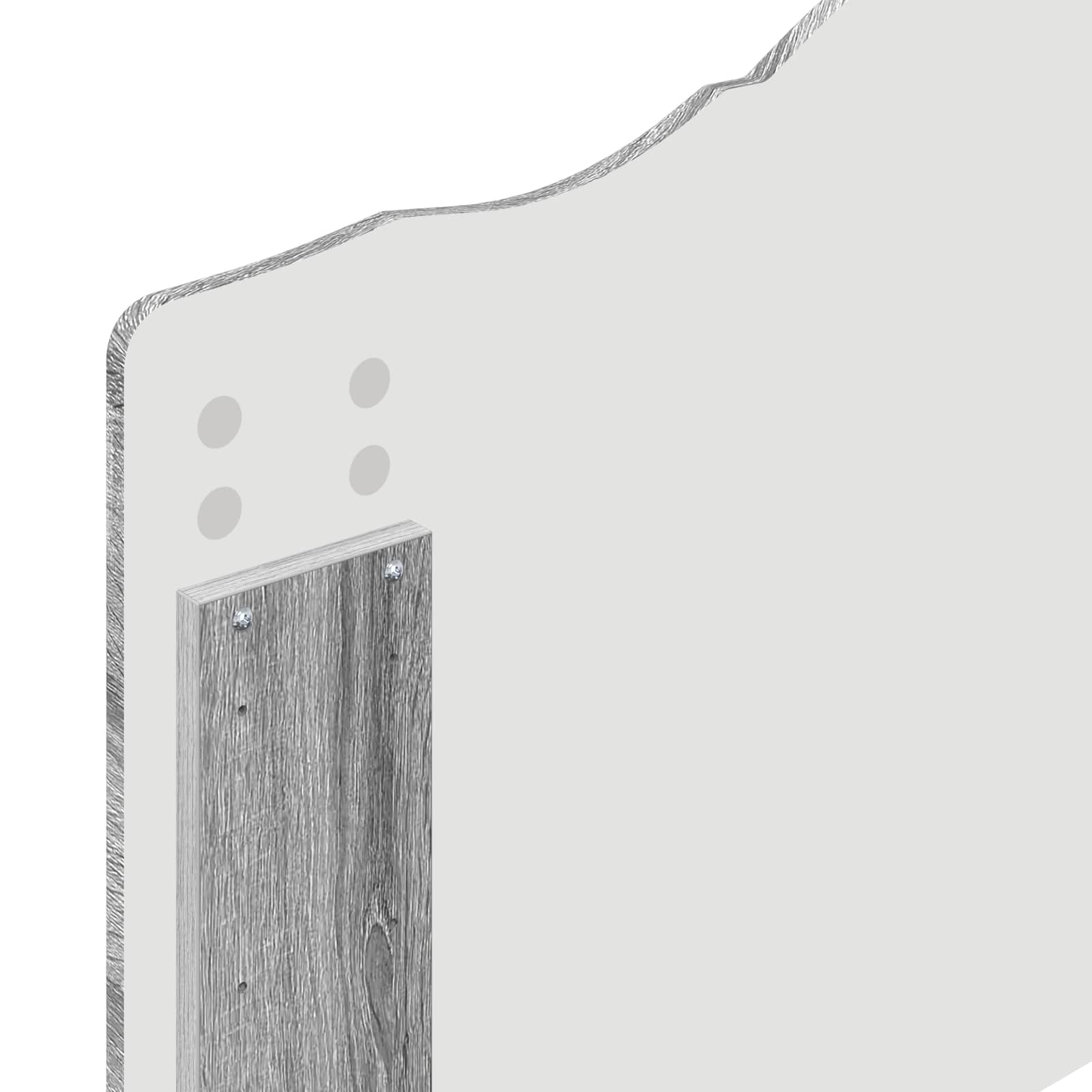 Cadre de lit Gris Sonoma 90 x 190 cm Bois d'ingénierie - XIOS